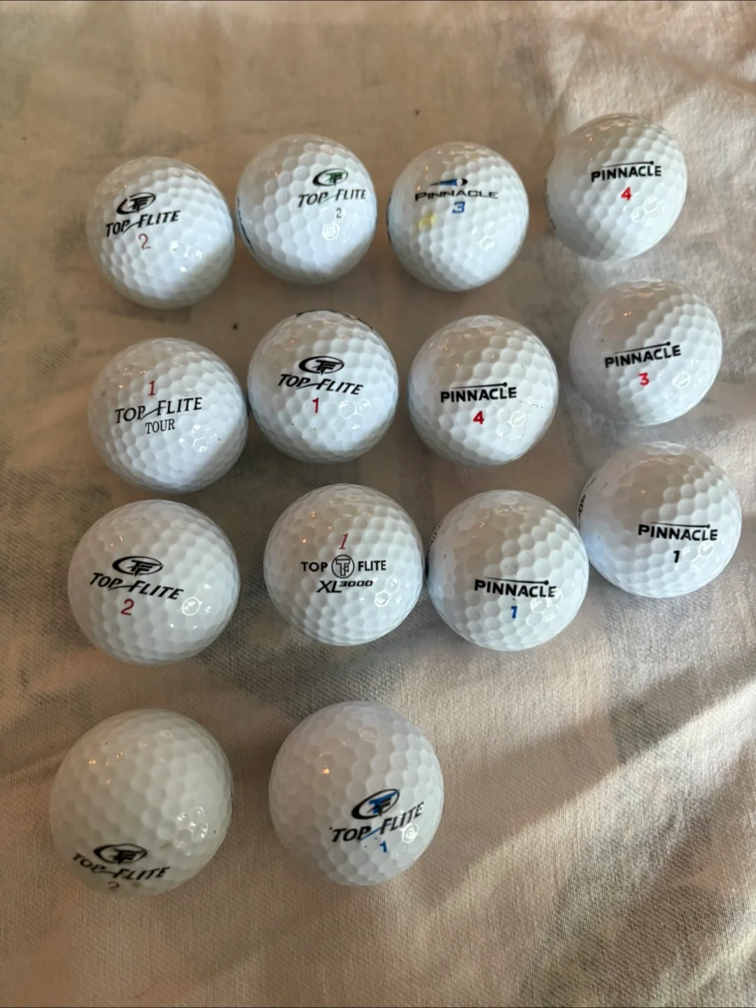 Mixed Golf Balls - Srixon Top Flite, Pinnacle, Wilson Staff thumbnail