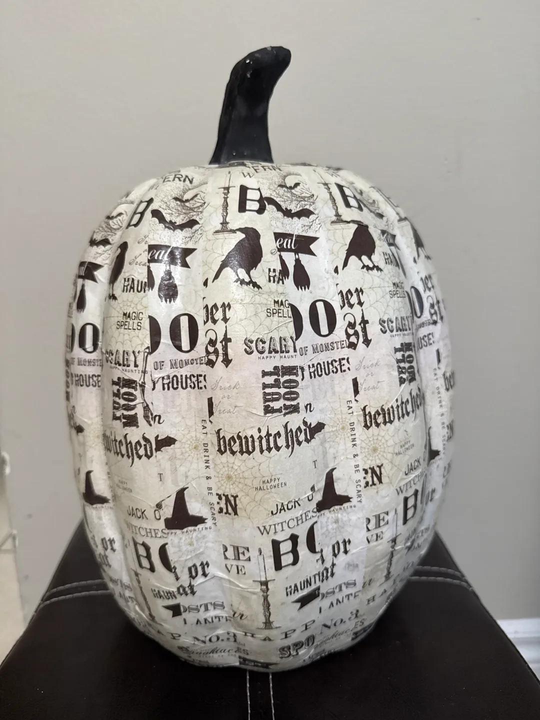 Halloween Decorative Pumpkin - 27cm thumbnail