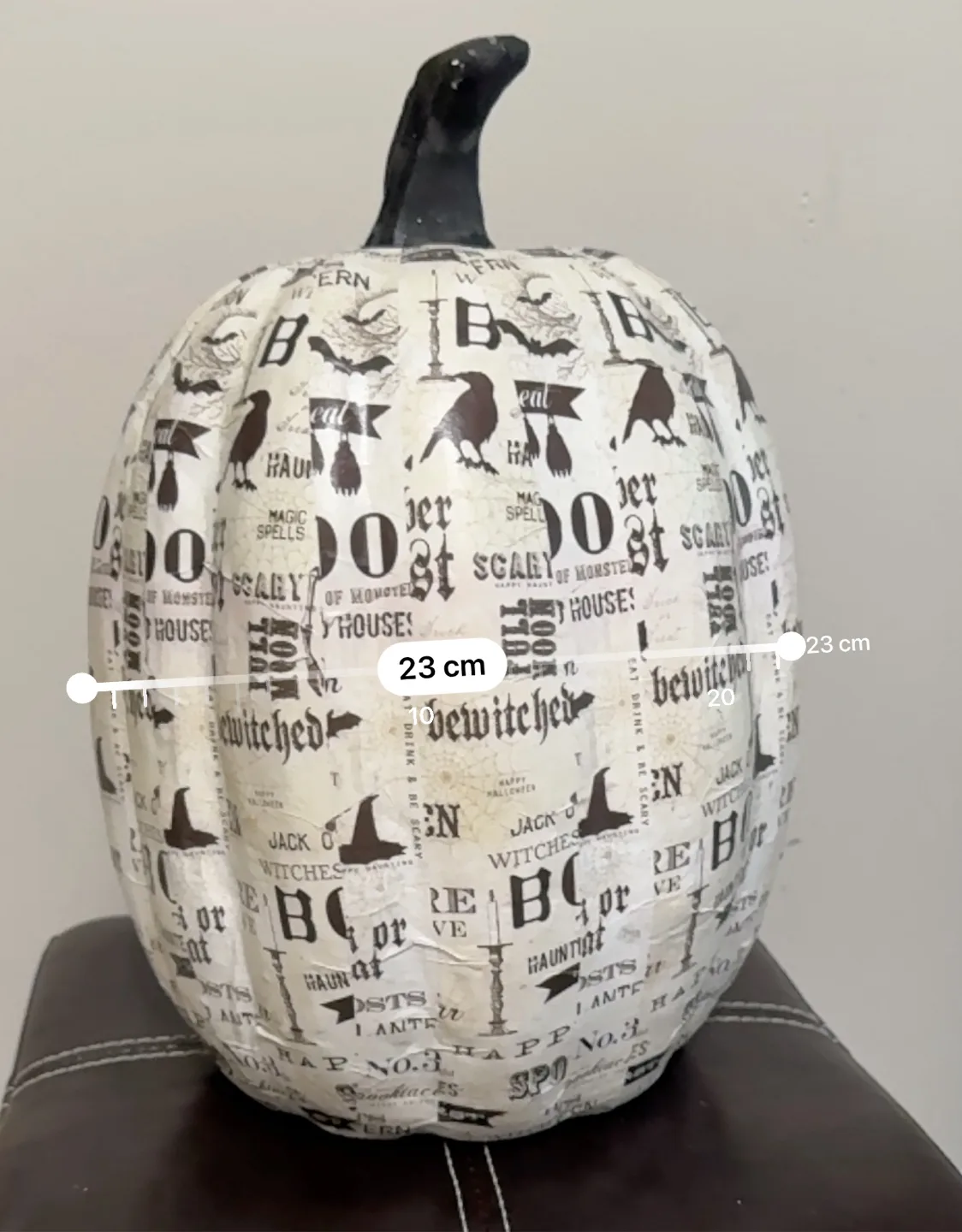 Halloween Decorative Pumpkin - 27cm image indicator(3)