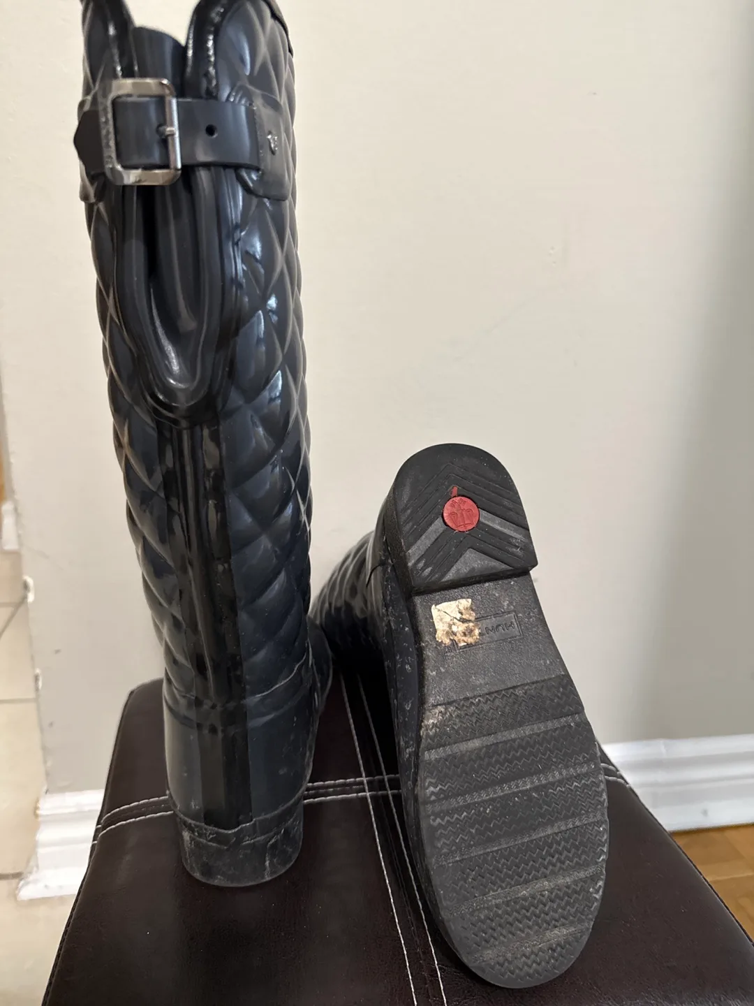 Hunter Quilted Rain Boots, US 6 image indicator(2)