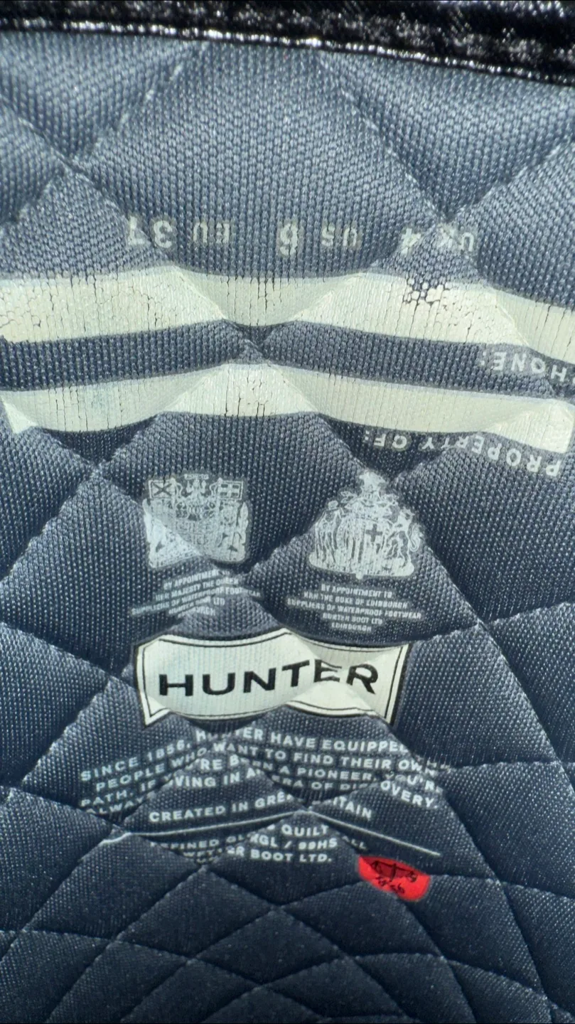 Hunter Quilted Rain Boots, US 6 image indicator(3)