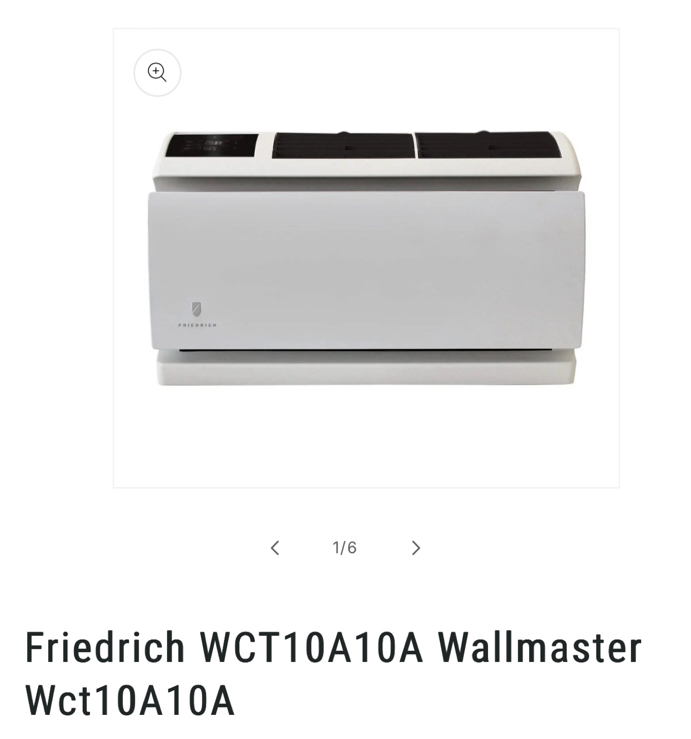 Friedrich Wallmaster WCT10A10A Air Conditioner