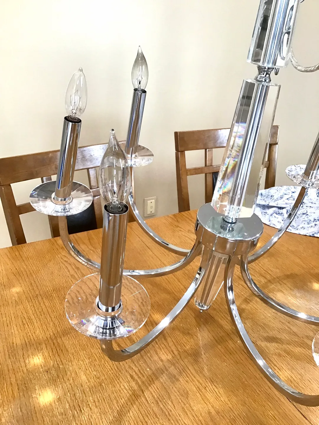 Crystal Chandelier - Silver Finish image indicator(4)