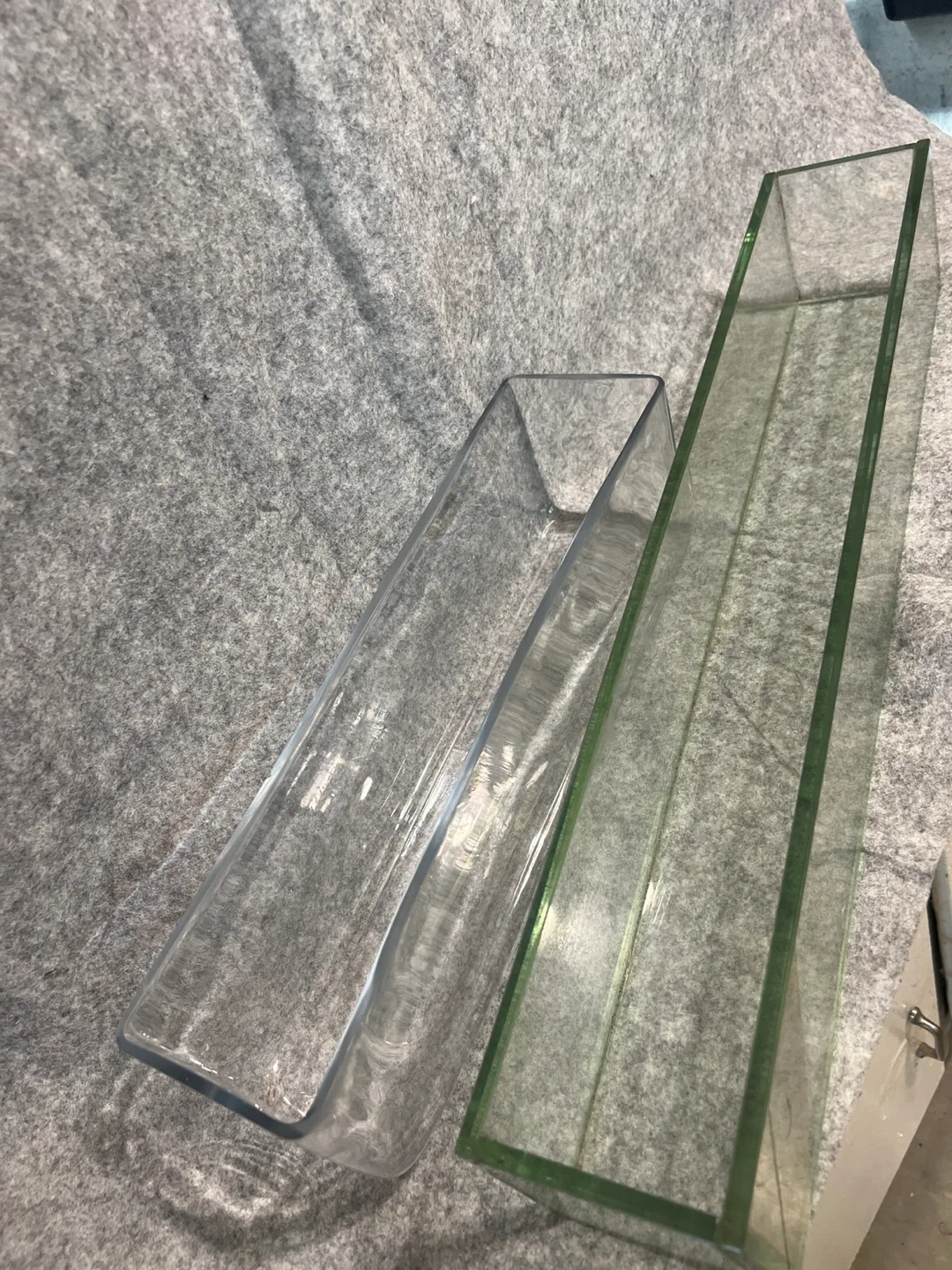 Clear Glass Vase/Planter thumbnail