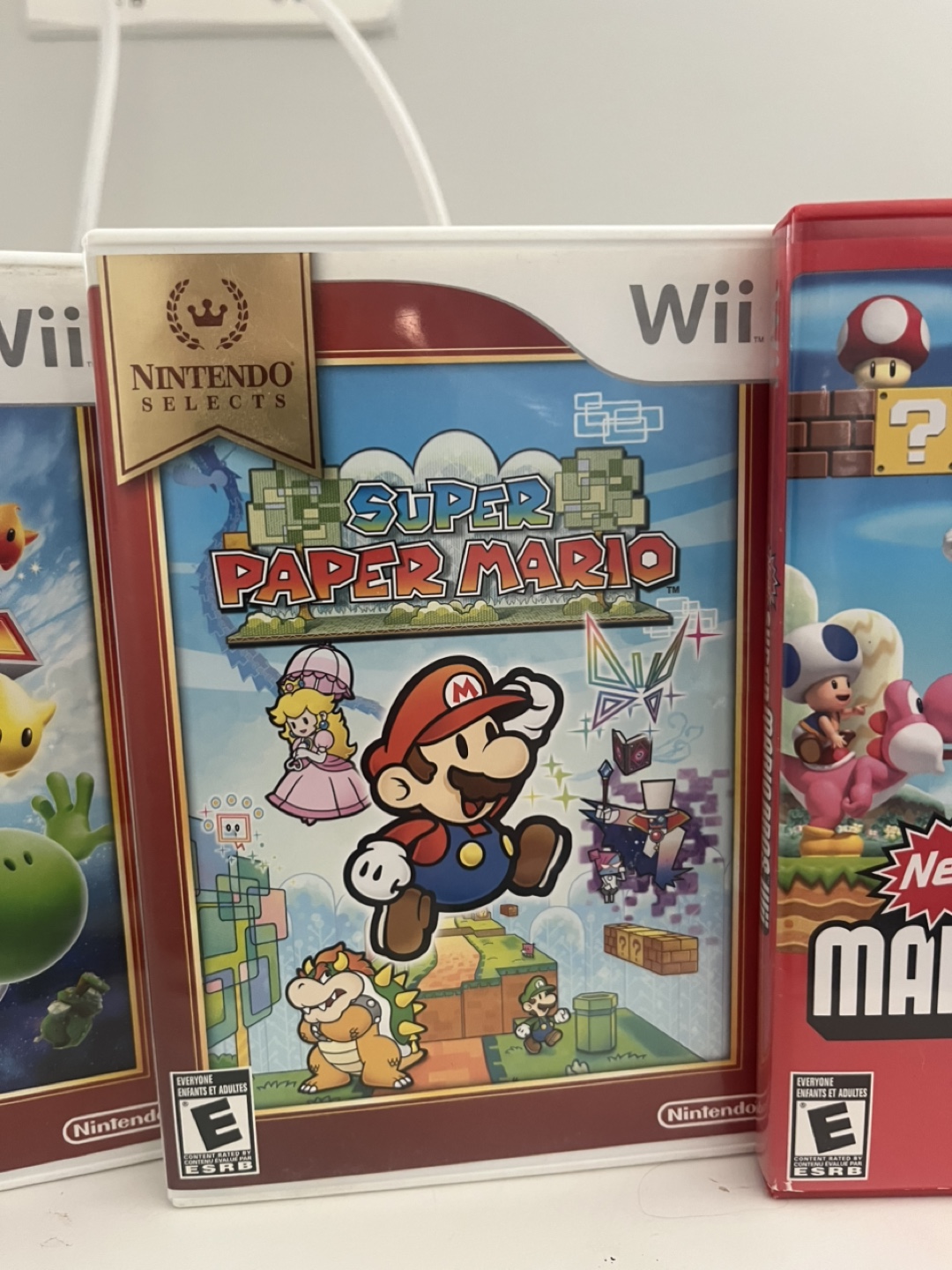 Nintendo Wii Games - Super Mario Galaxy, Bros, Paper Mario - photo 4