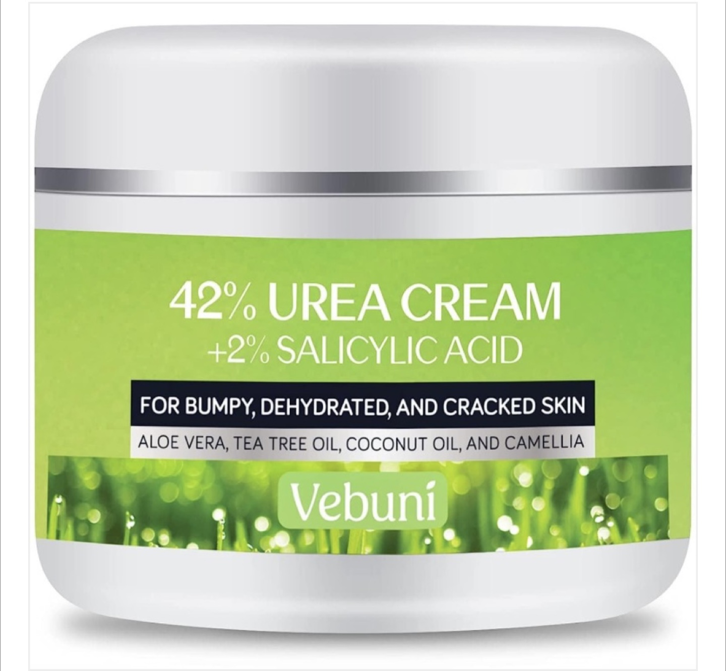 New Vebuni 42% Urea Cream+2% Salicylic Acid,4oz(EXP7/5/26