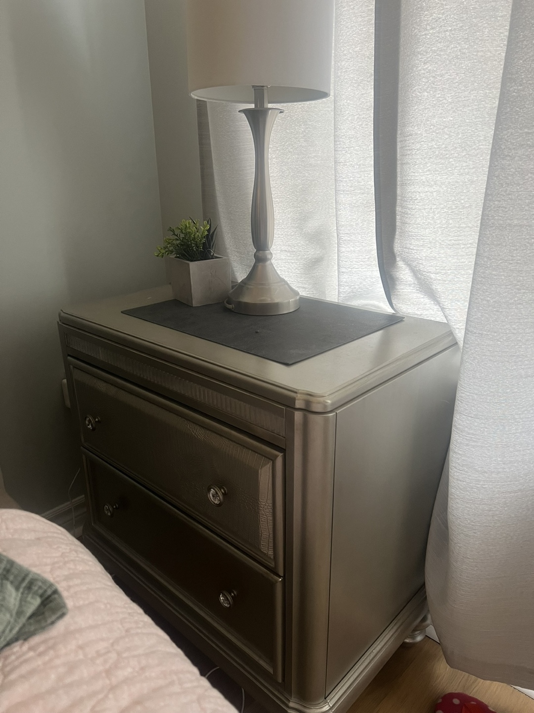 King Bed Frame + King Mattress+ 2 x Night Stands - photo 4