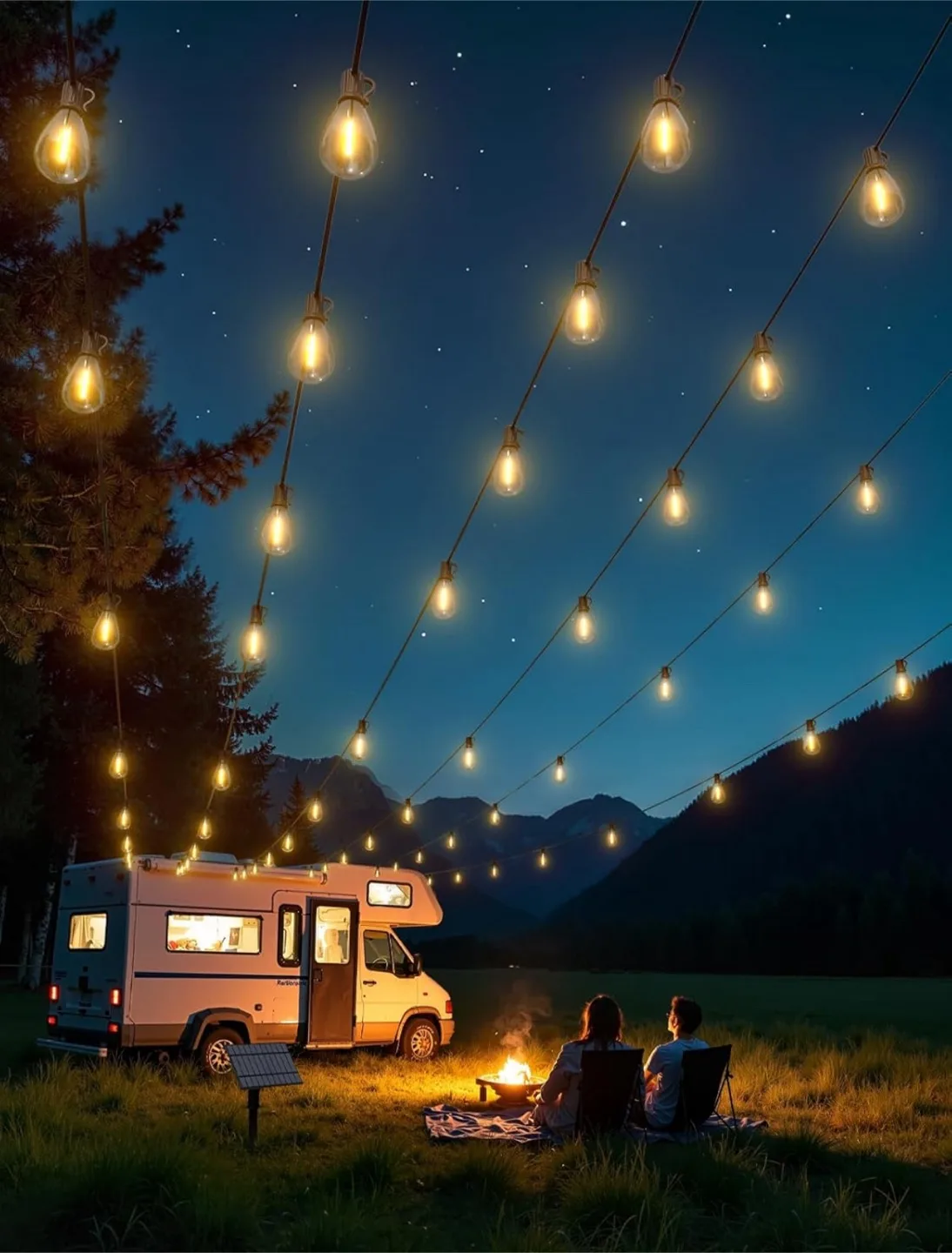 50FT Solar String Lights Outdoor Waterproof image indicator(7)