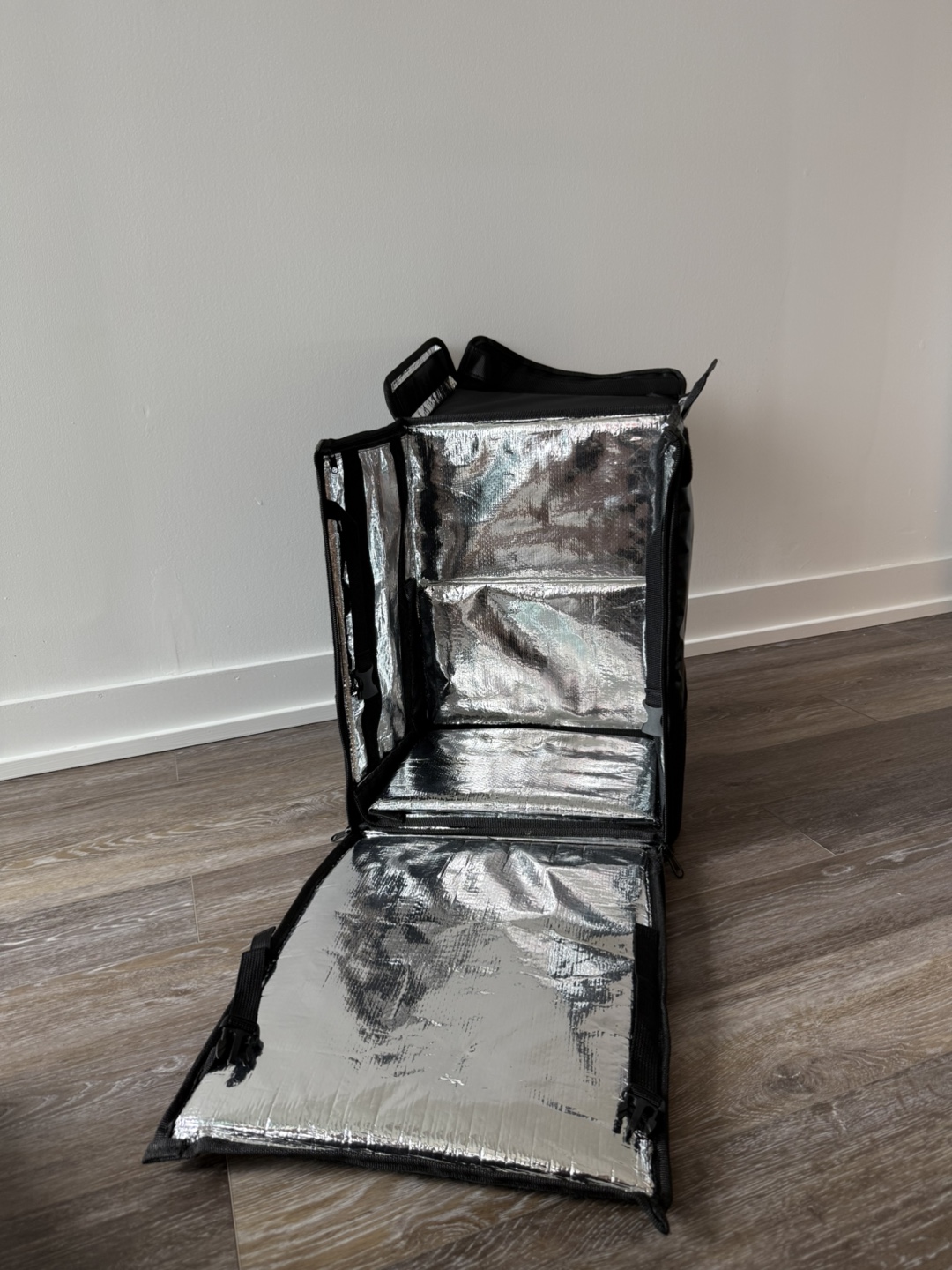Insulated Food Delivery Bag - Black - photo 5