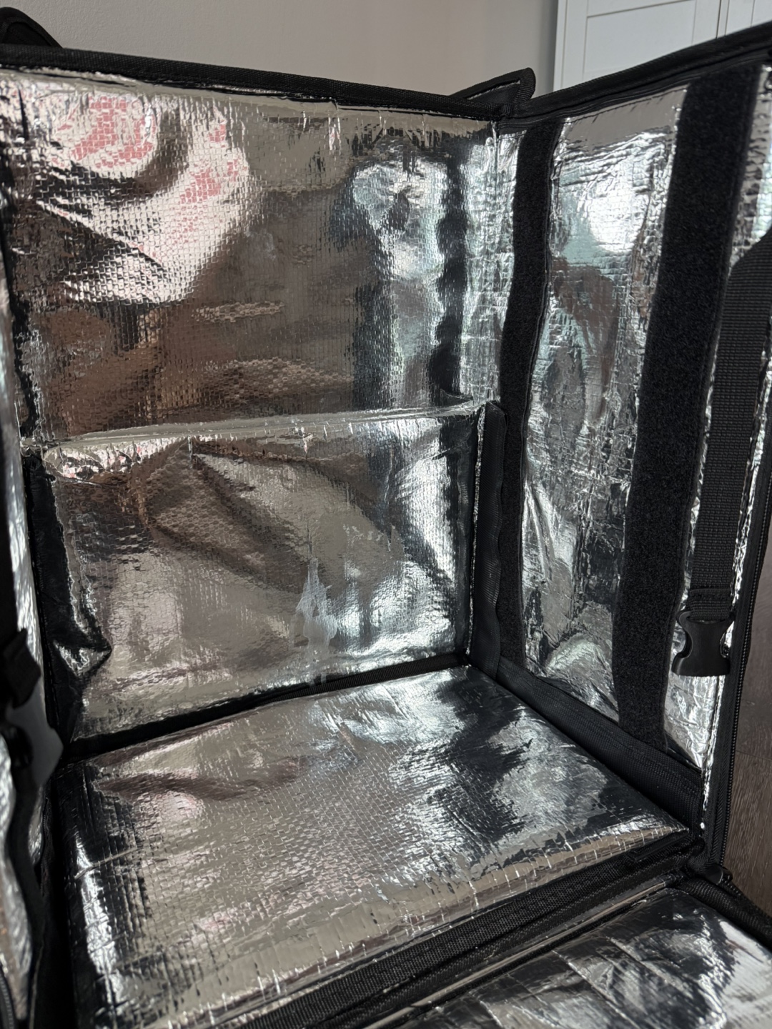 Insulated Food Delivery Bag - Black - photo 4