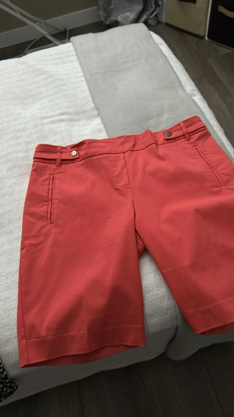 Reitmans Coral Shorts - Size 14 Petites thumbnail