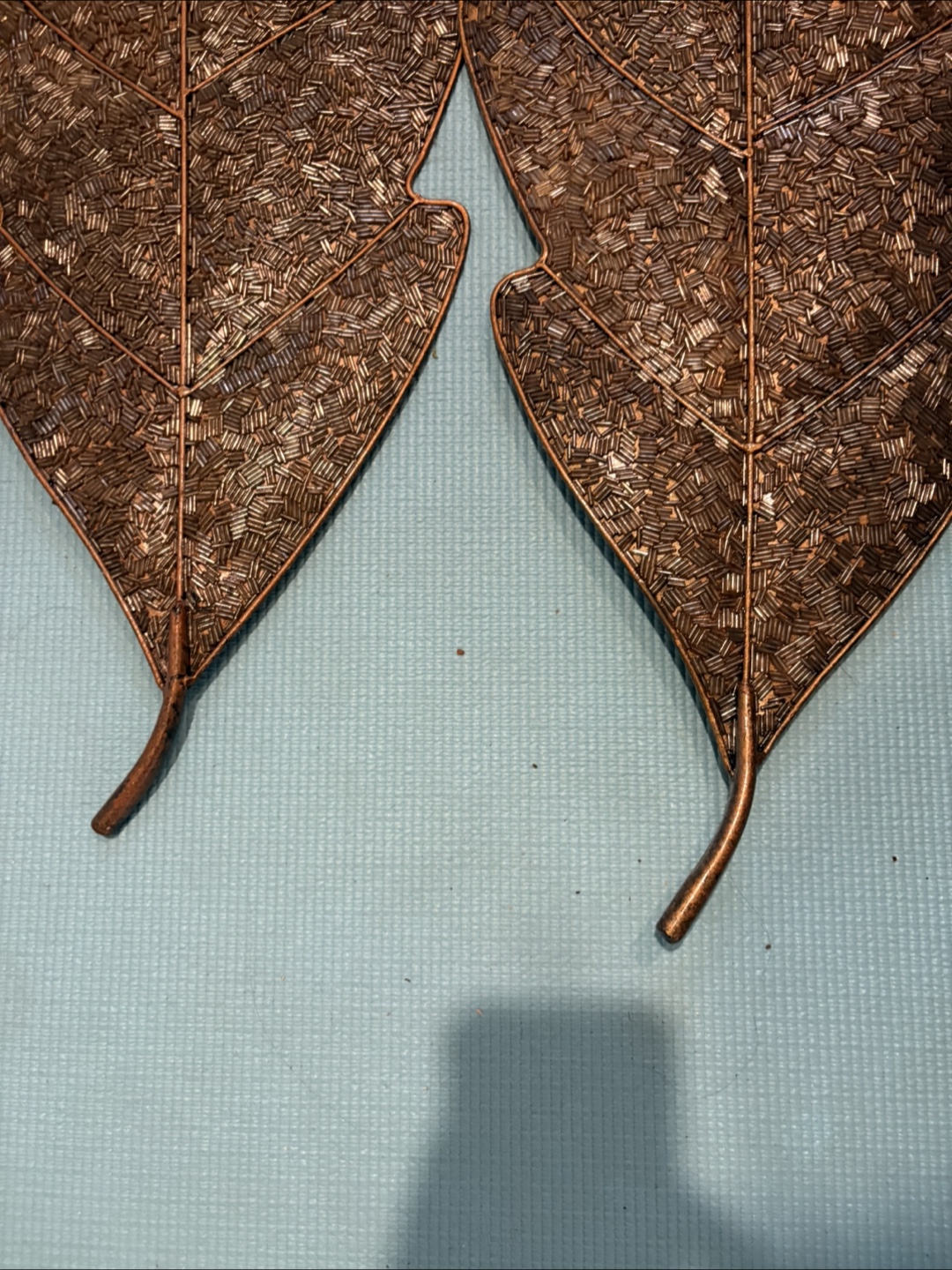 Metal Leaf Wall Decor - Set of Two - photo 3