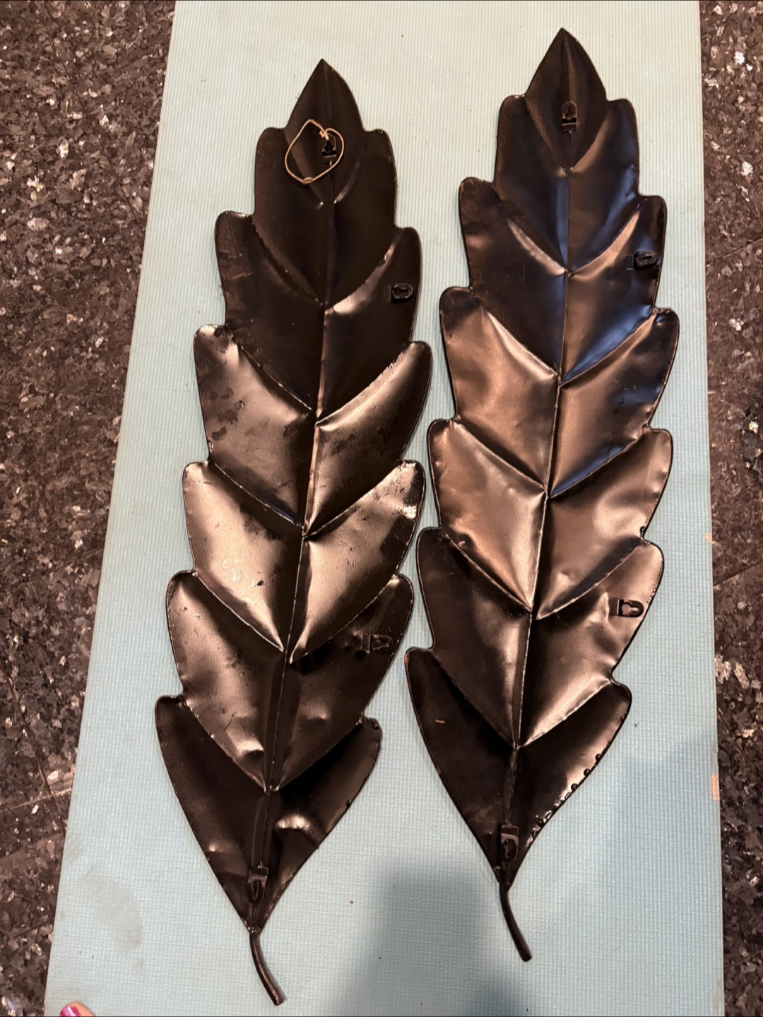 Metal Leaf Wall Decor - Set of Two - photo 5