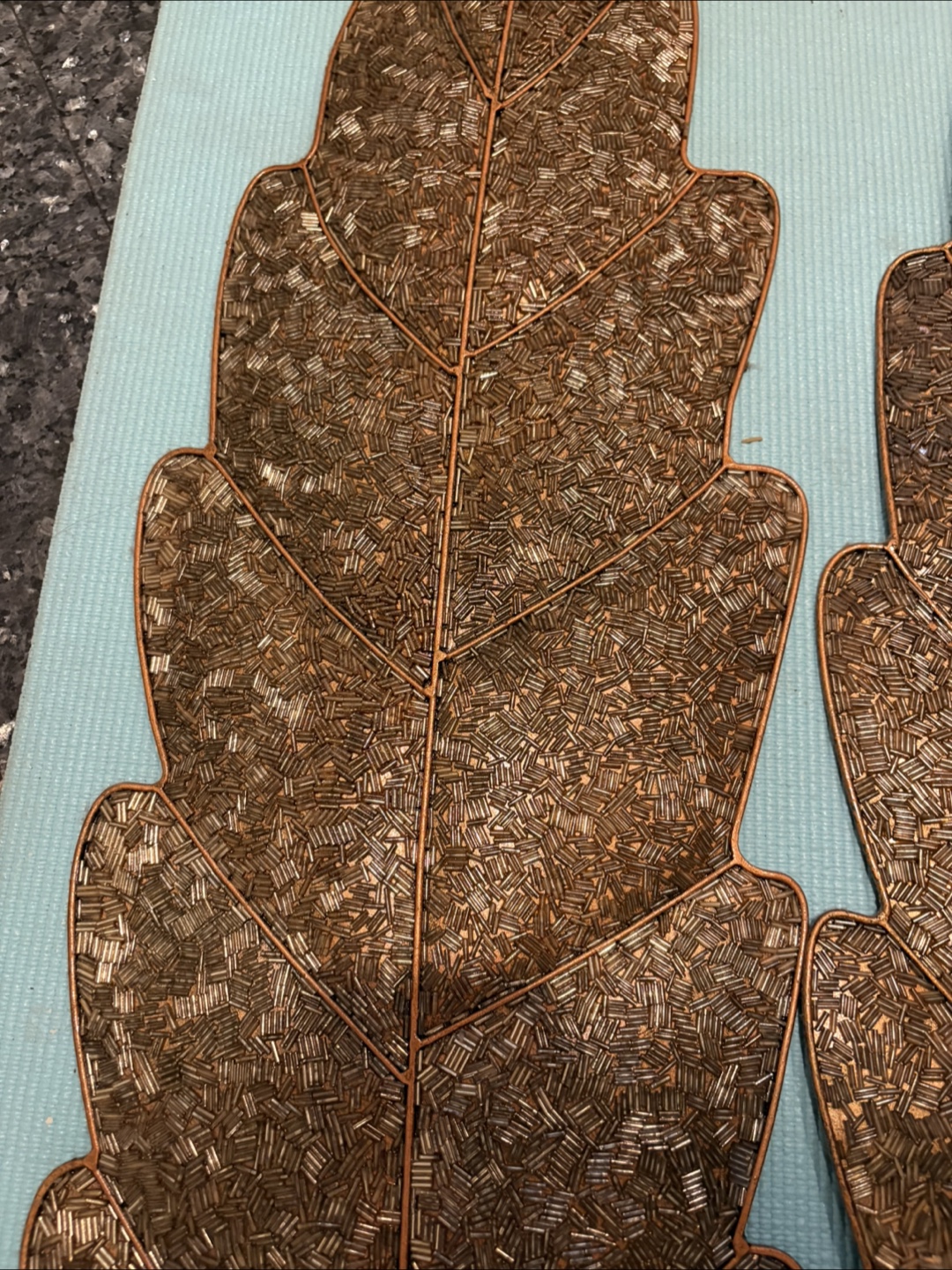 Metal Leaf Wall Decor - Set of Two - photo 2