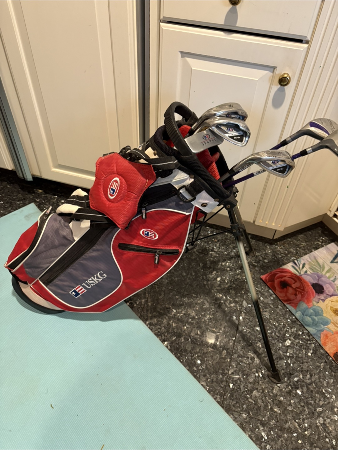 U.S. Kids Left Handled Golf Ultralight Golf Club Set