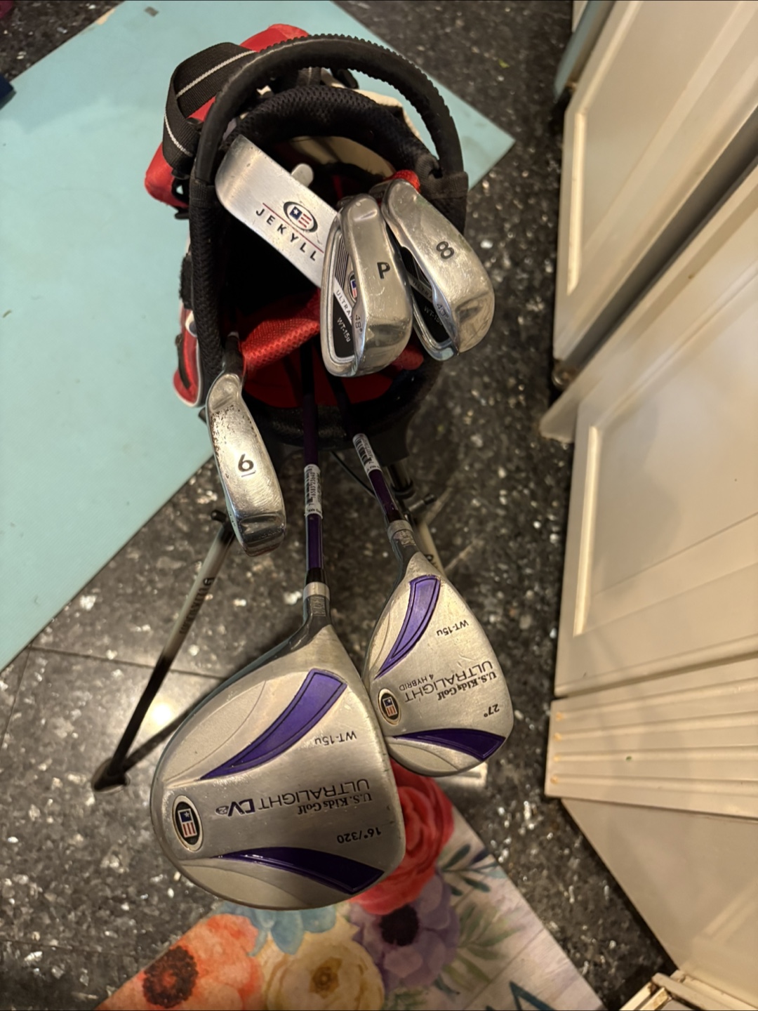 U.S. Kids Left Handled Golf Ultralight Golf Club Set - photo 5