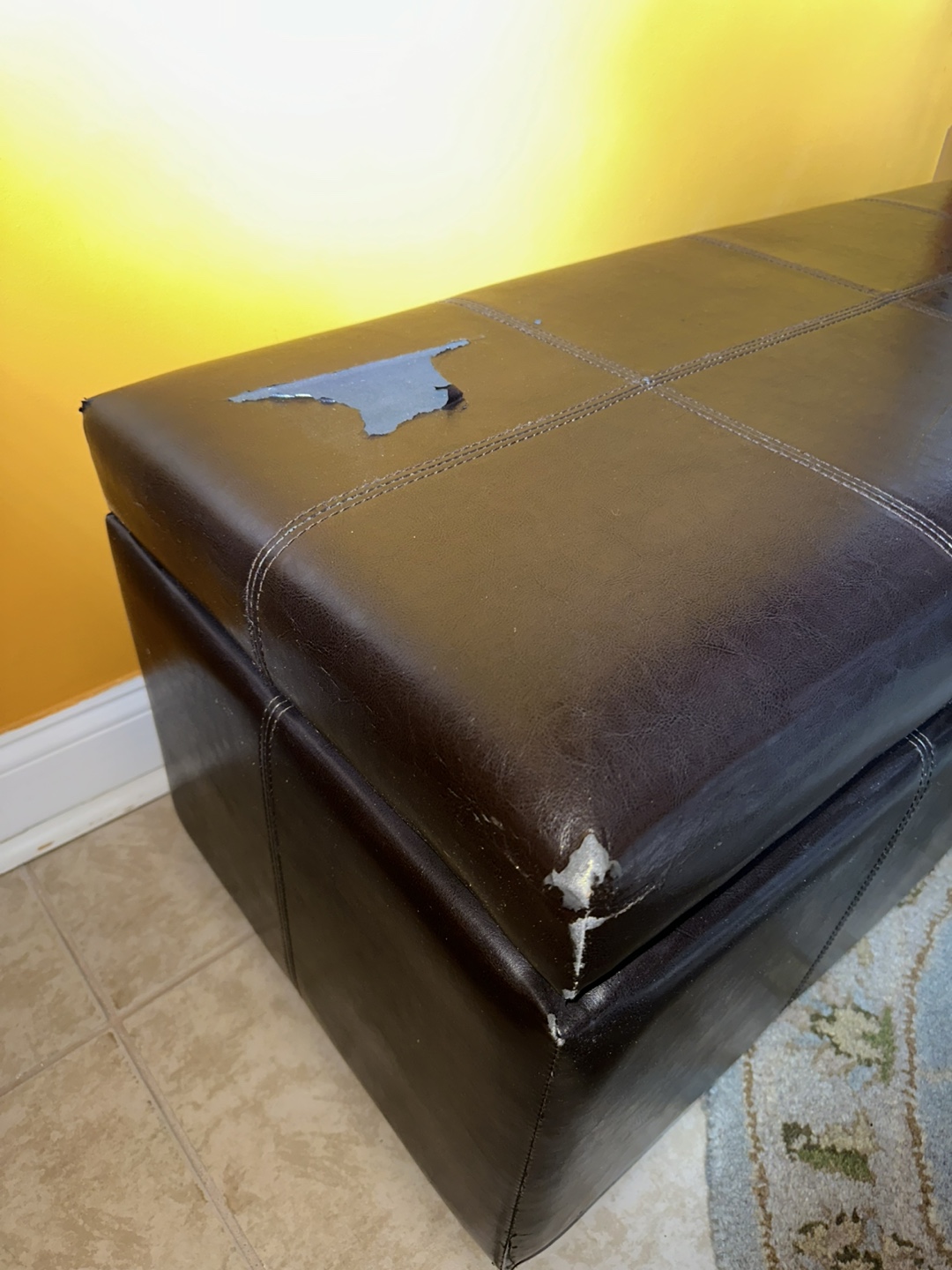 Storage Bench Ottoman - photo 4