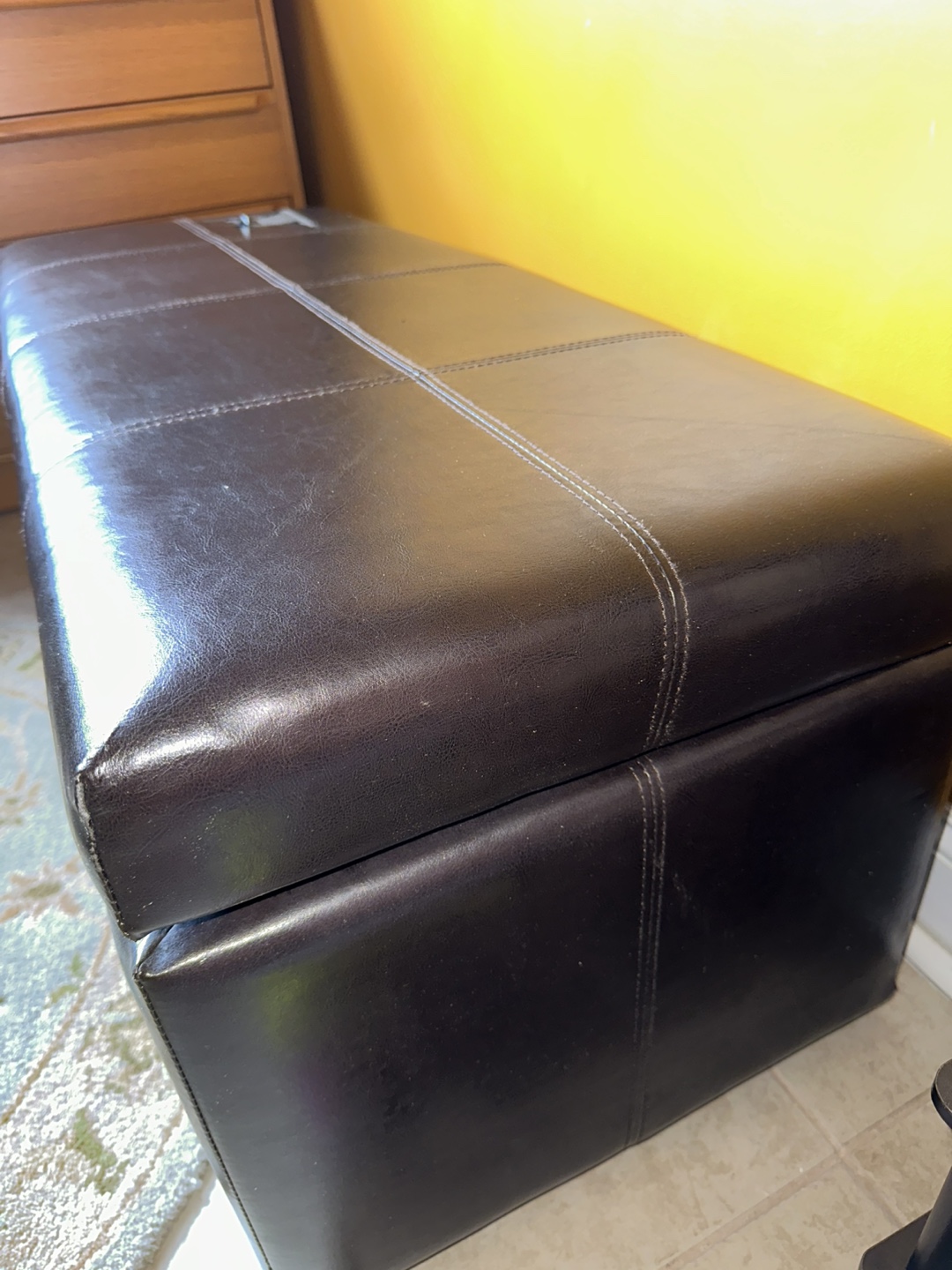 Storage Bench Ottoman - photo 2