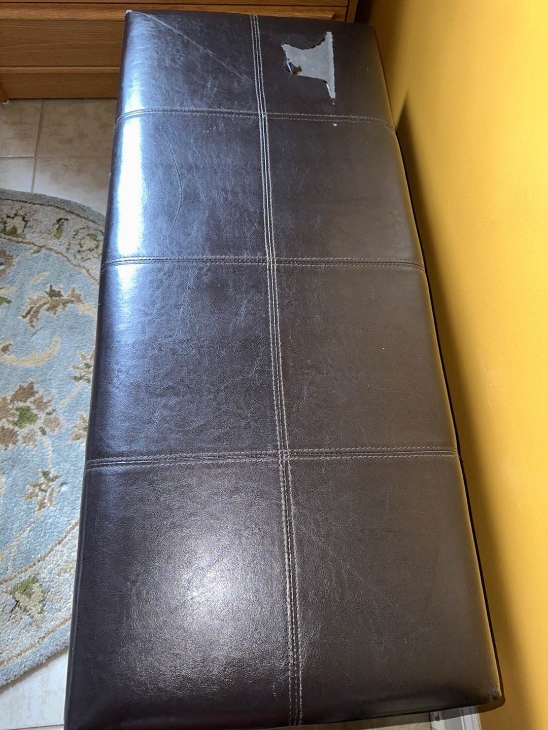 Storage Bench Ottoman - photo 3