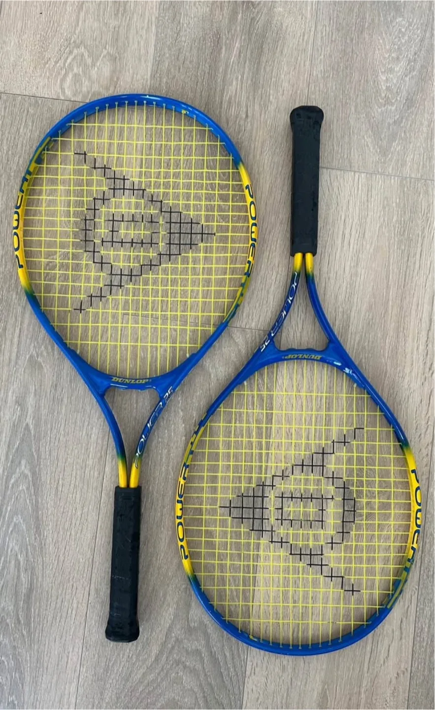 Dunlop Power 25 Tennis Racquets - Blue/Yellow thumbnail