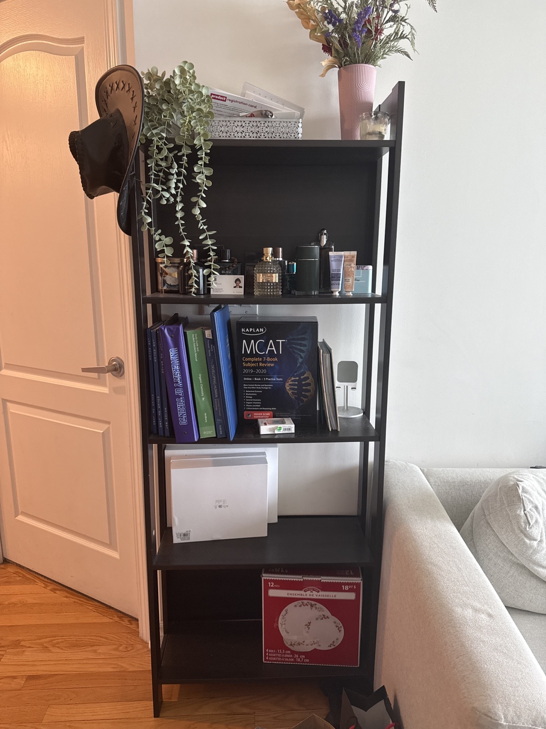 IKEA LAIVA Black-Brown Bookcase Set of 2