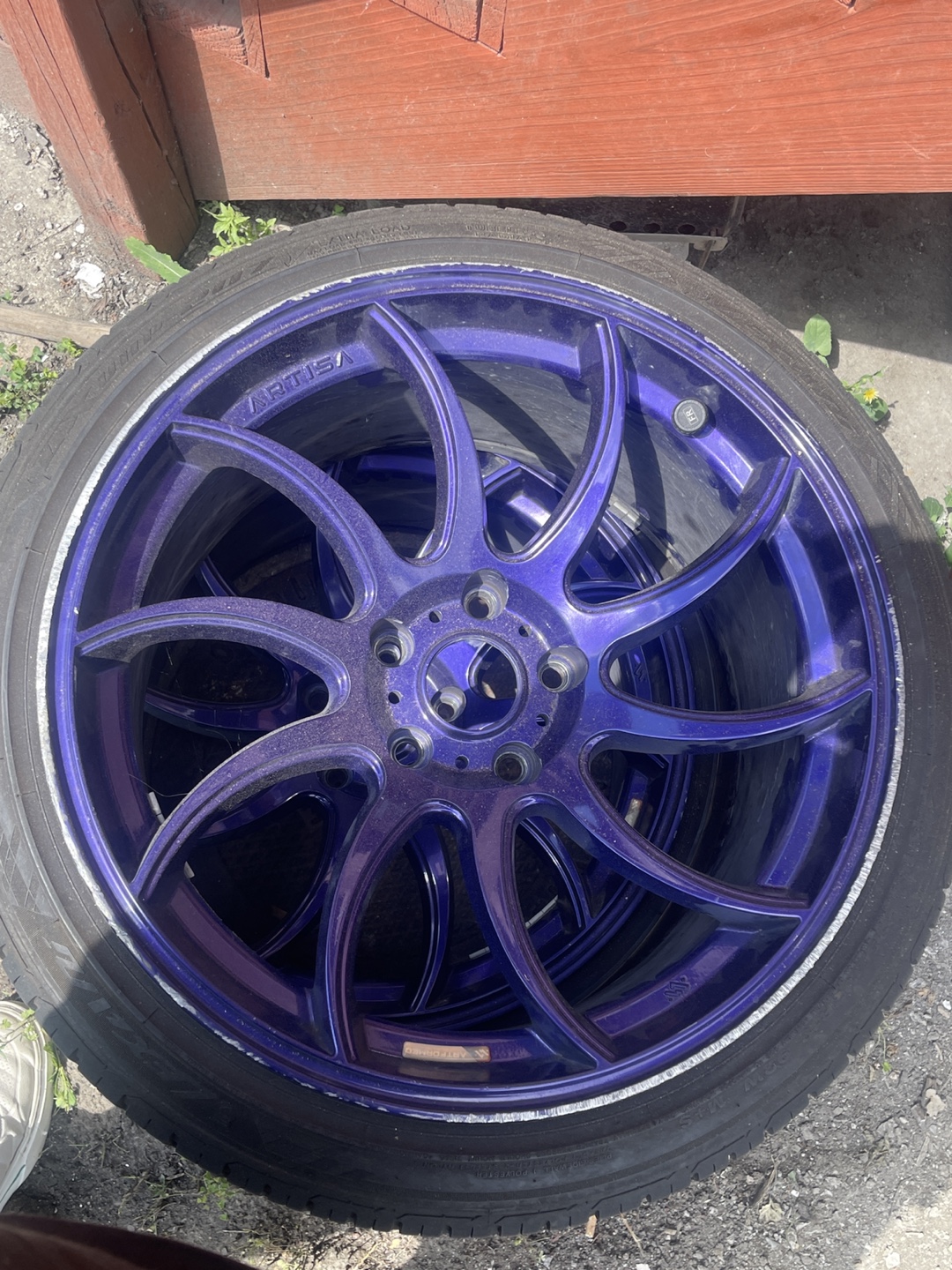 Anovia Night Deco Directional 18x9.5 Wheels