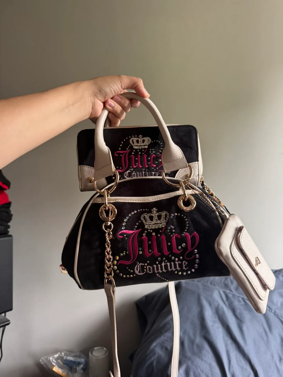 juicy couture bowler and wallet set thumbnail