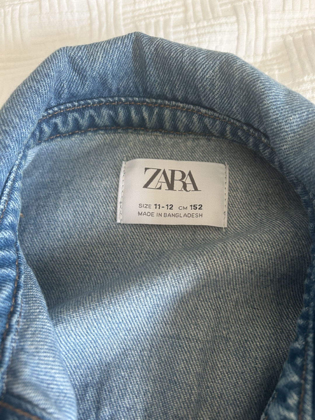 Zara Denim Jacket - Size 11-12 - photo 2