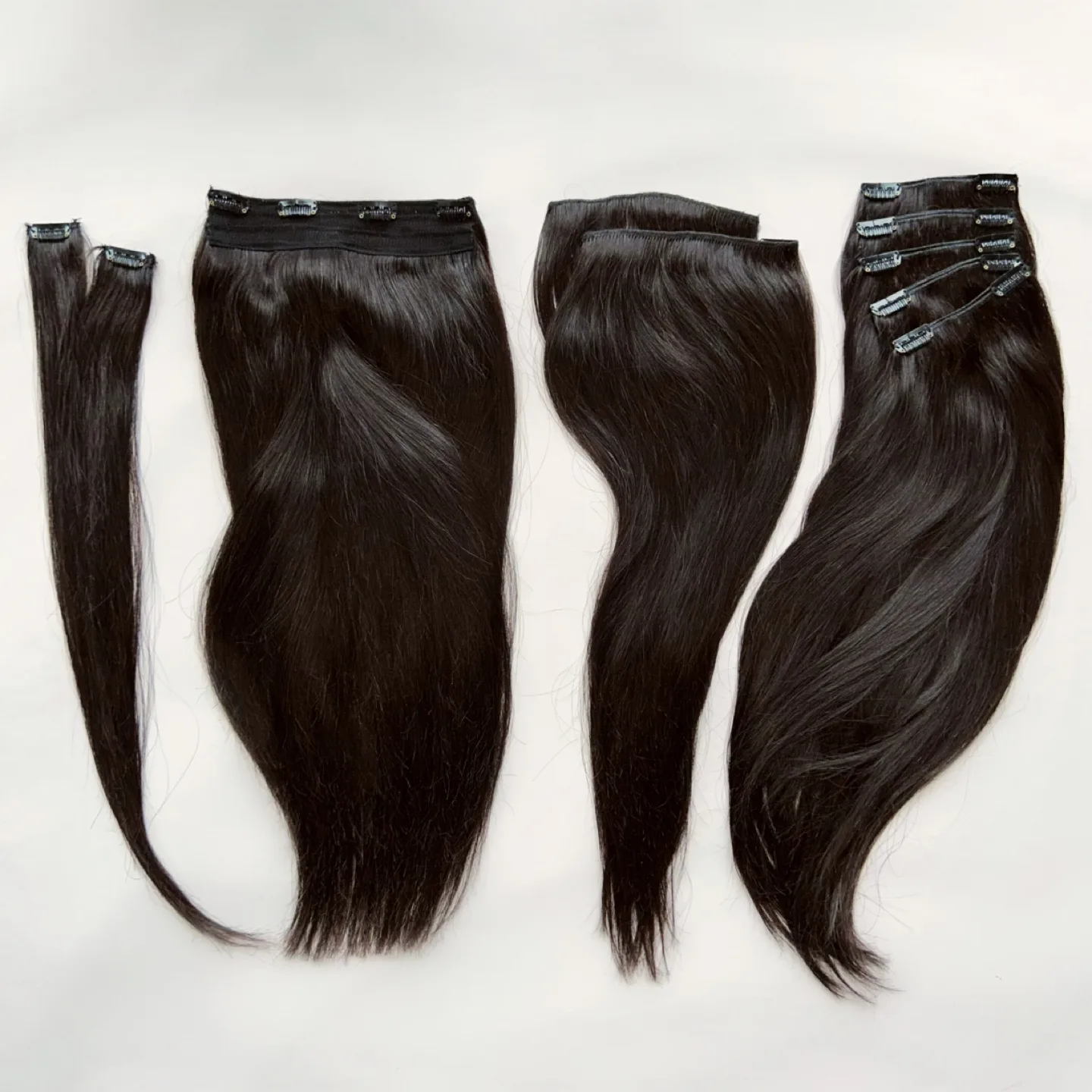 Human Hair Clip In Hair Extensions 260g thumbnail