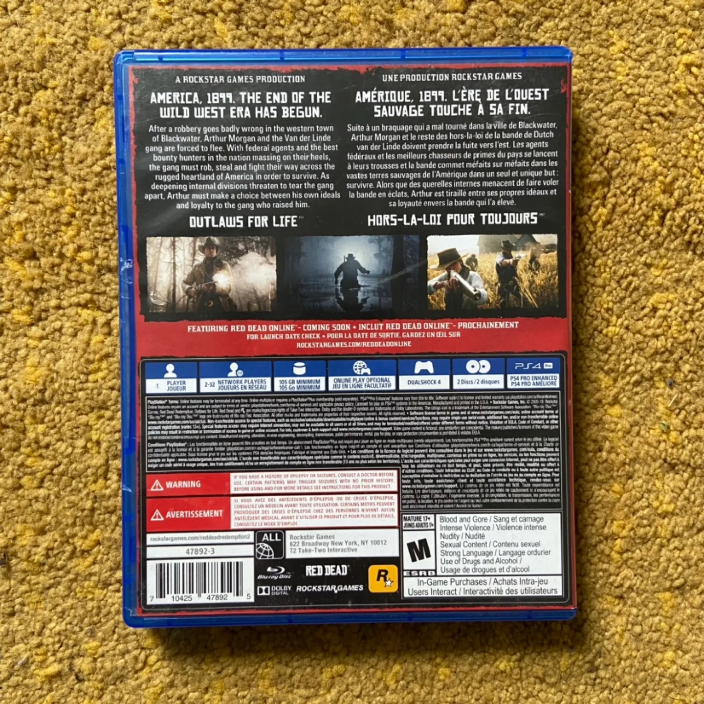 Playstation 4 Red Dead Redemption 2 image indicator(2)