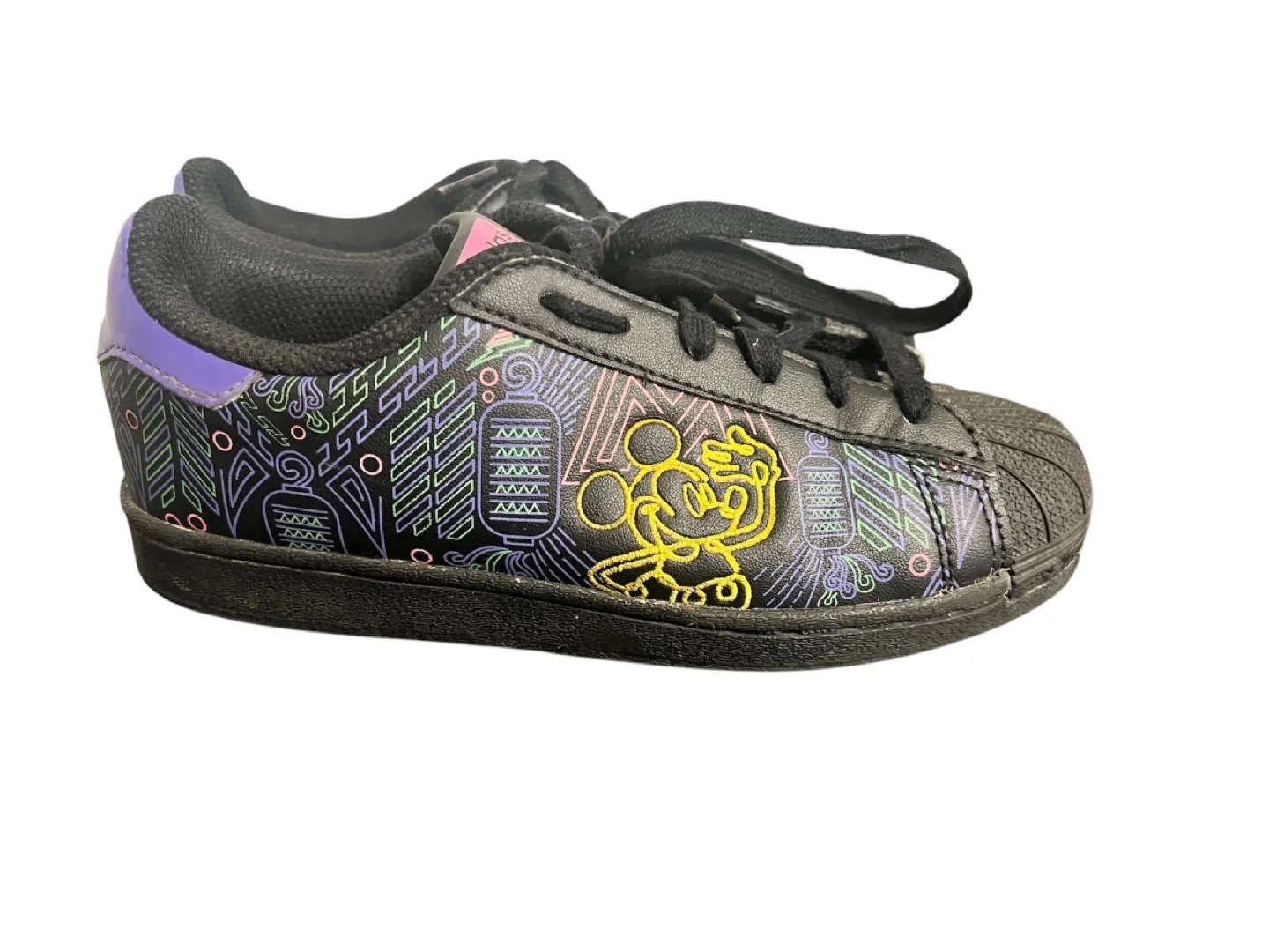 Adidas Originals x Disney Mickey Superstar Shoes – Kids Size 2.5 thumbnail