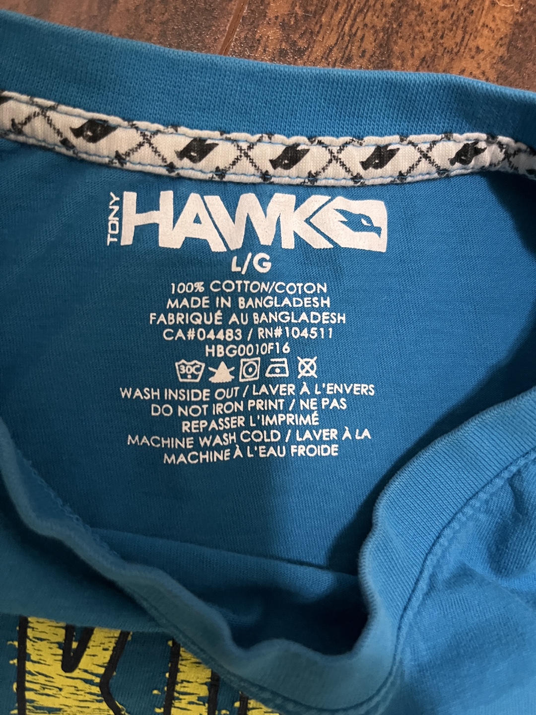 Tony Hawk boys large t-shirt – skate graphic, blue - photo 2