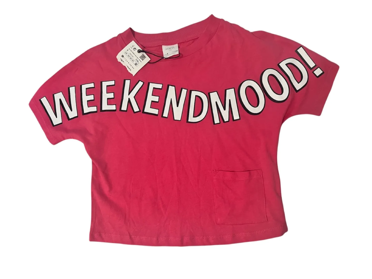Brand New Zara Girls T-Shirt – Size 6 (116 cm) thumbnail