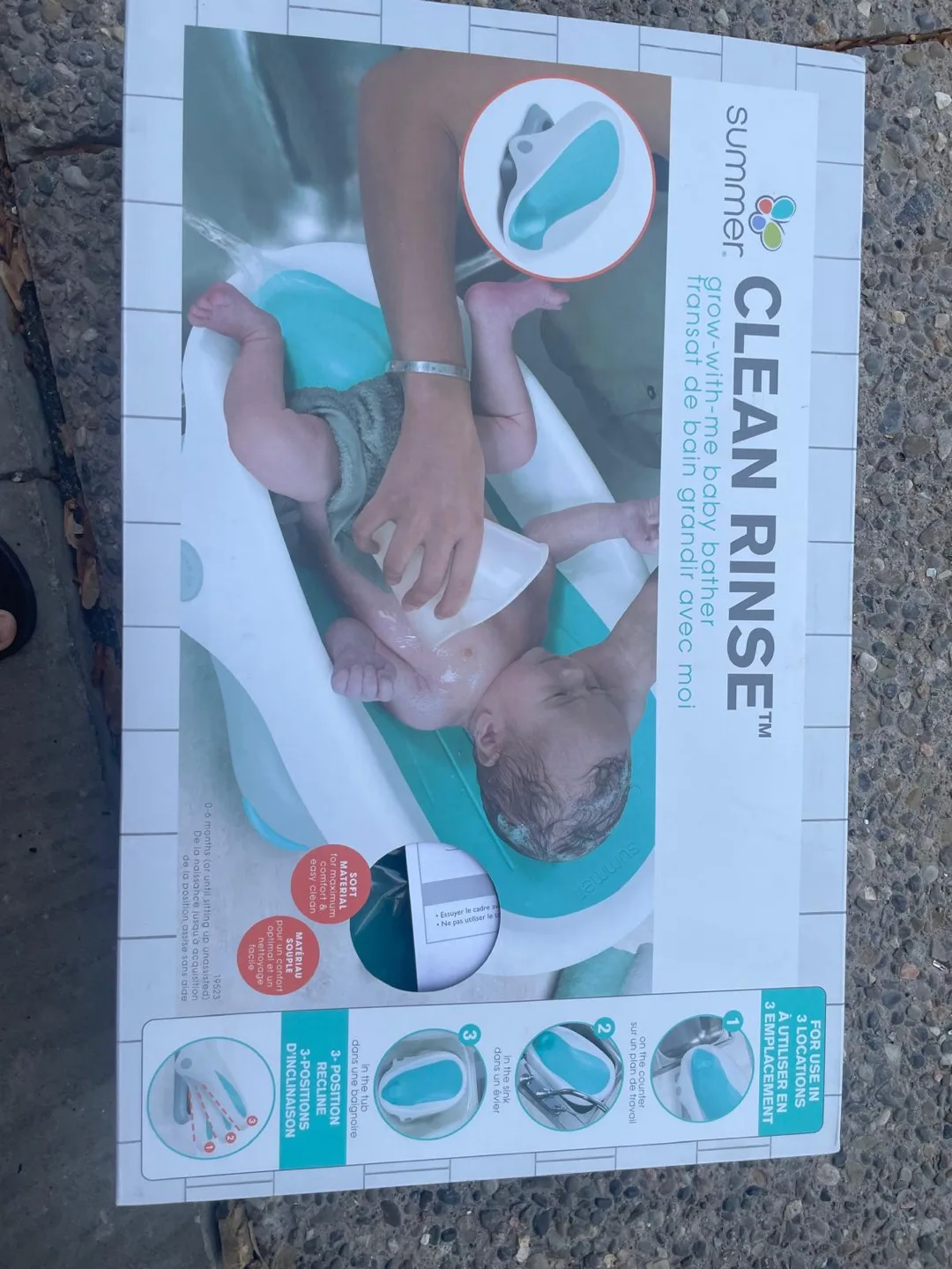 Summer Clean Rinse Baby Bather - Like New! thumbnail