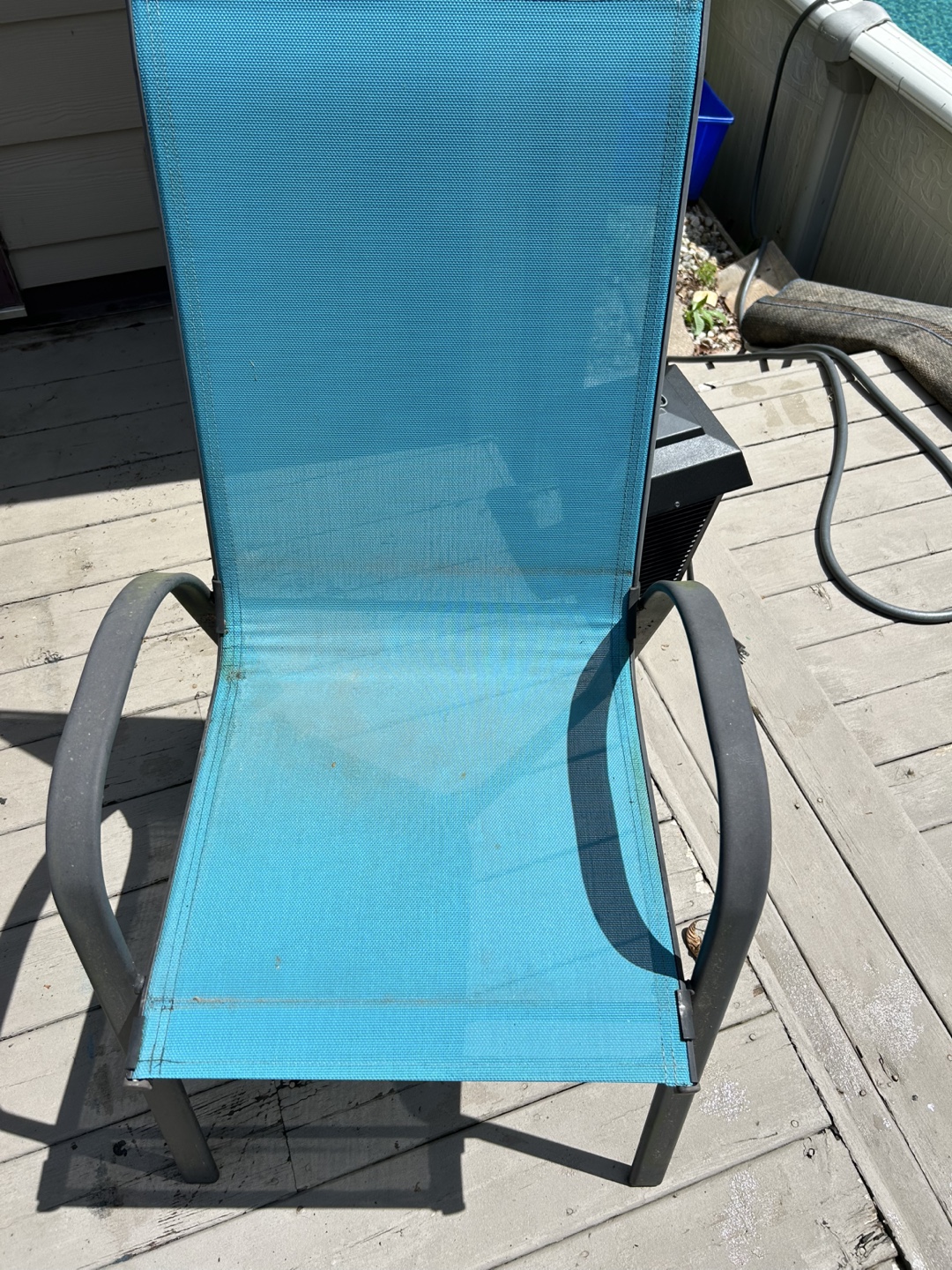 5 Outdoor Patio Chair - Blue - photo 5
