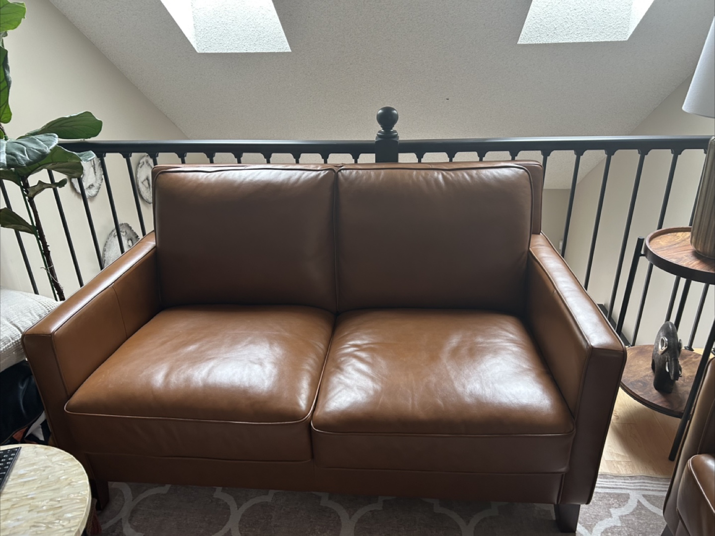 Leather Sofa and Love seat