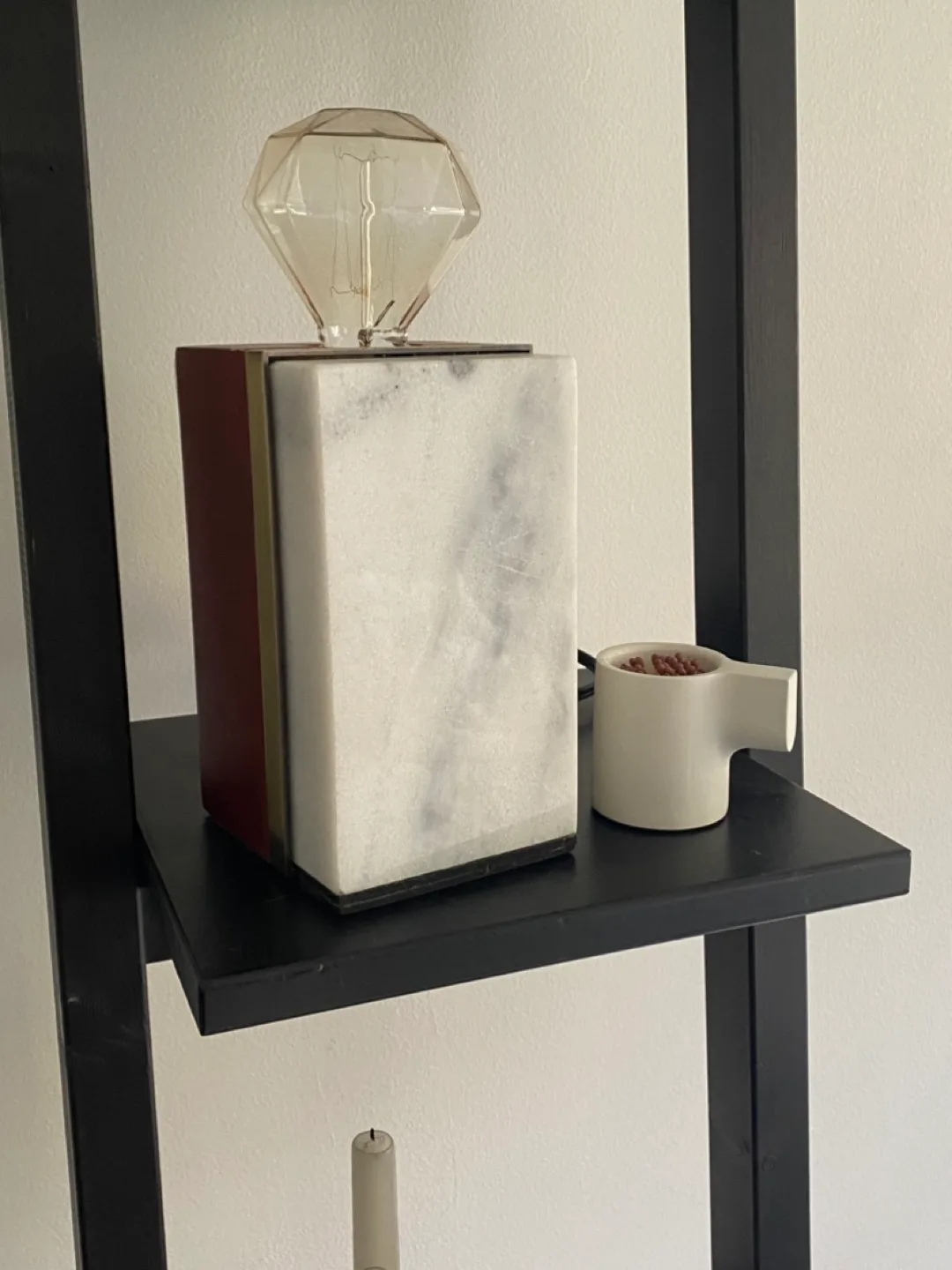 Marble & Wood Accent Lamp thumbnail