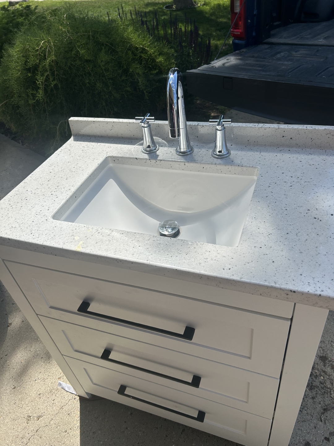 Bathroom Vanity with Sink and Faucet - photo 2
