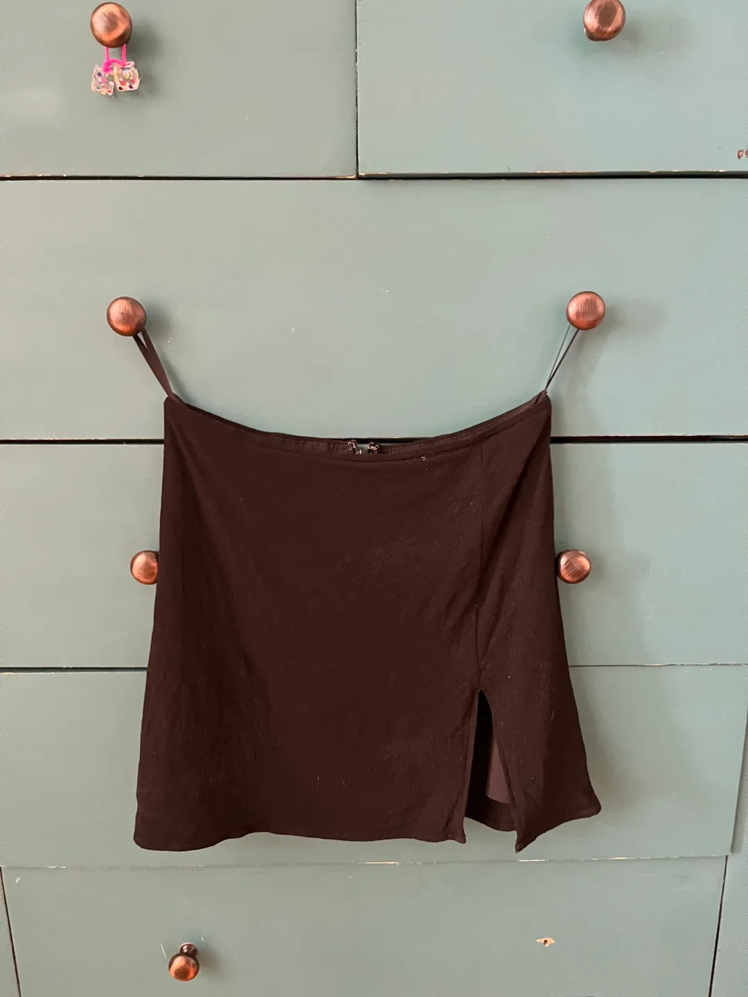 Aritzia black mini skirt thumbnail