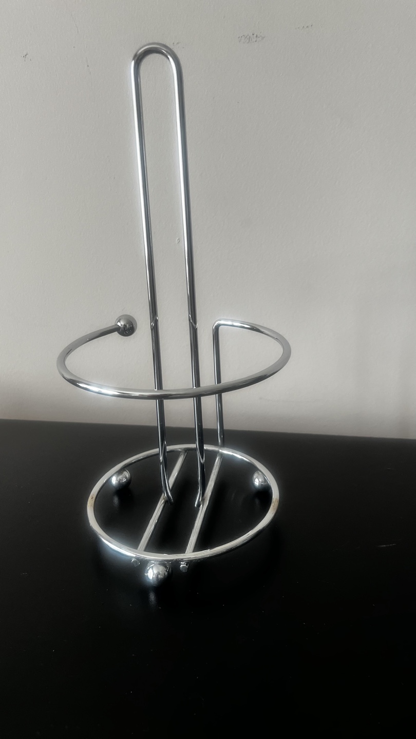 Chrome Paper Towel Holder - 13 inches tall - photo 2