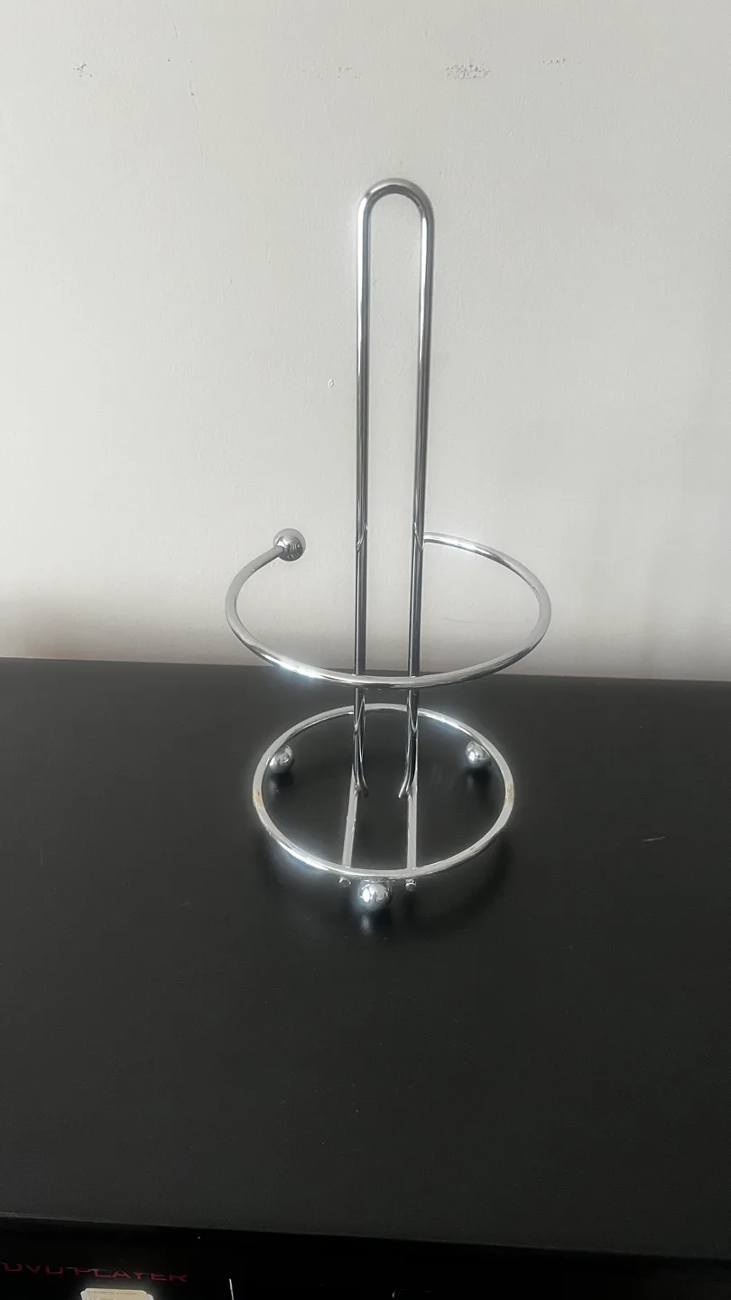 Chrome Paper Towel Holder - 13 inches tall thumbnail