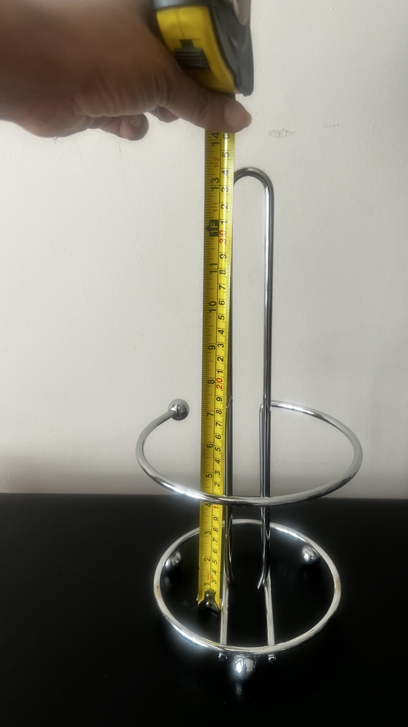 Chrome Paper Towel Holder - 13 inches tall - photo 3