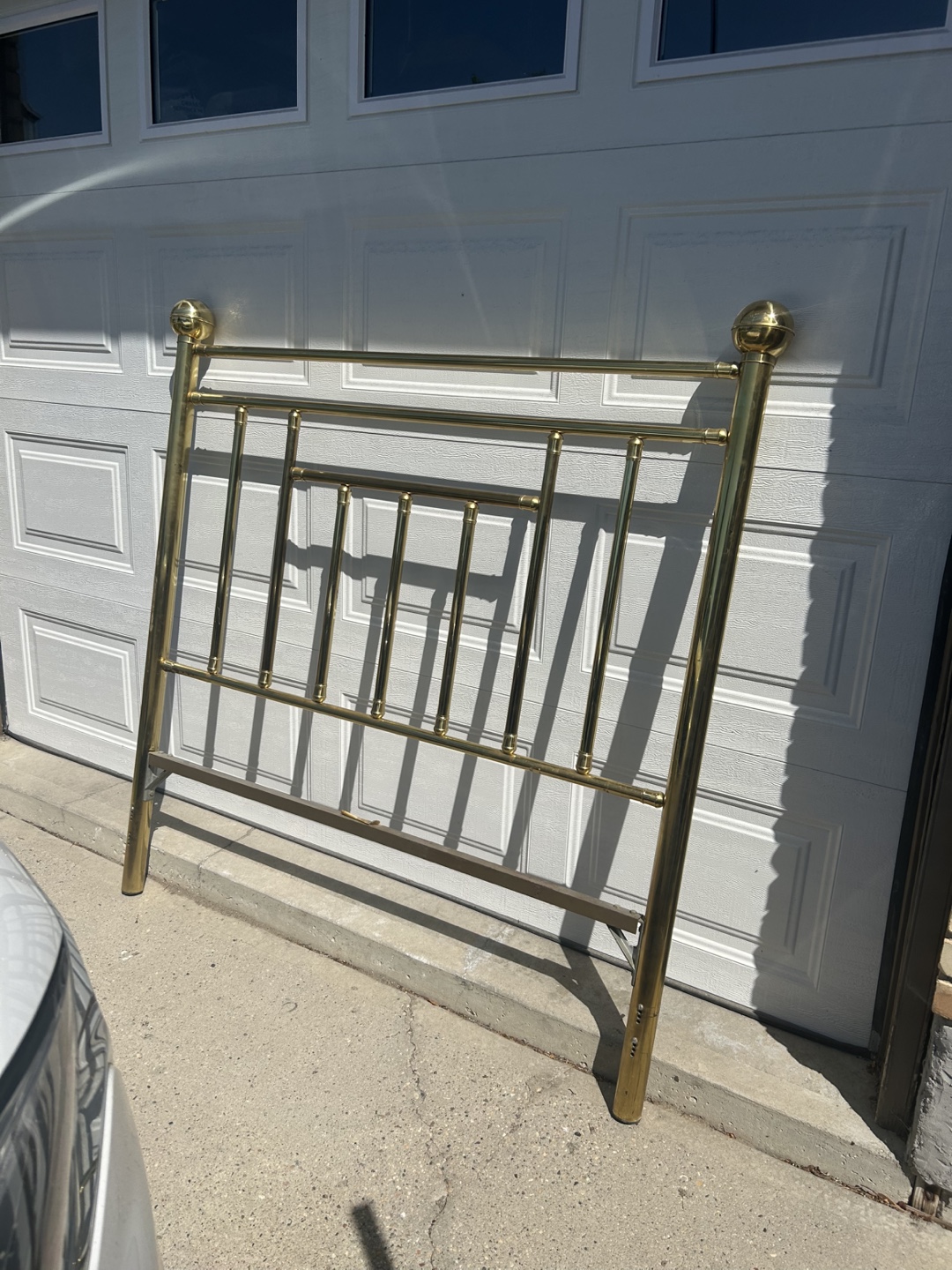 Brass Metal Headboard (double bed)