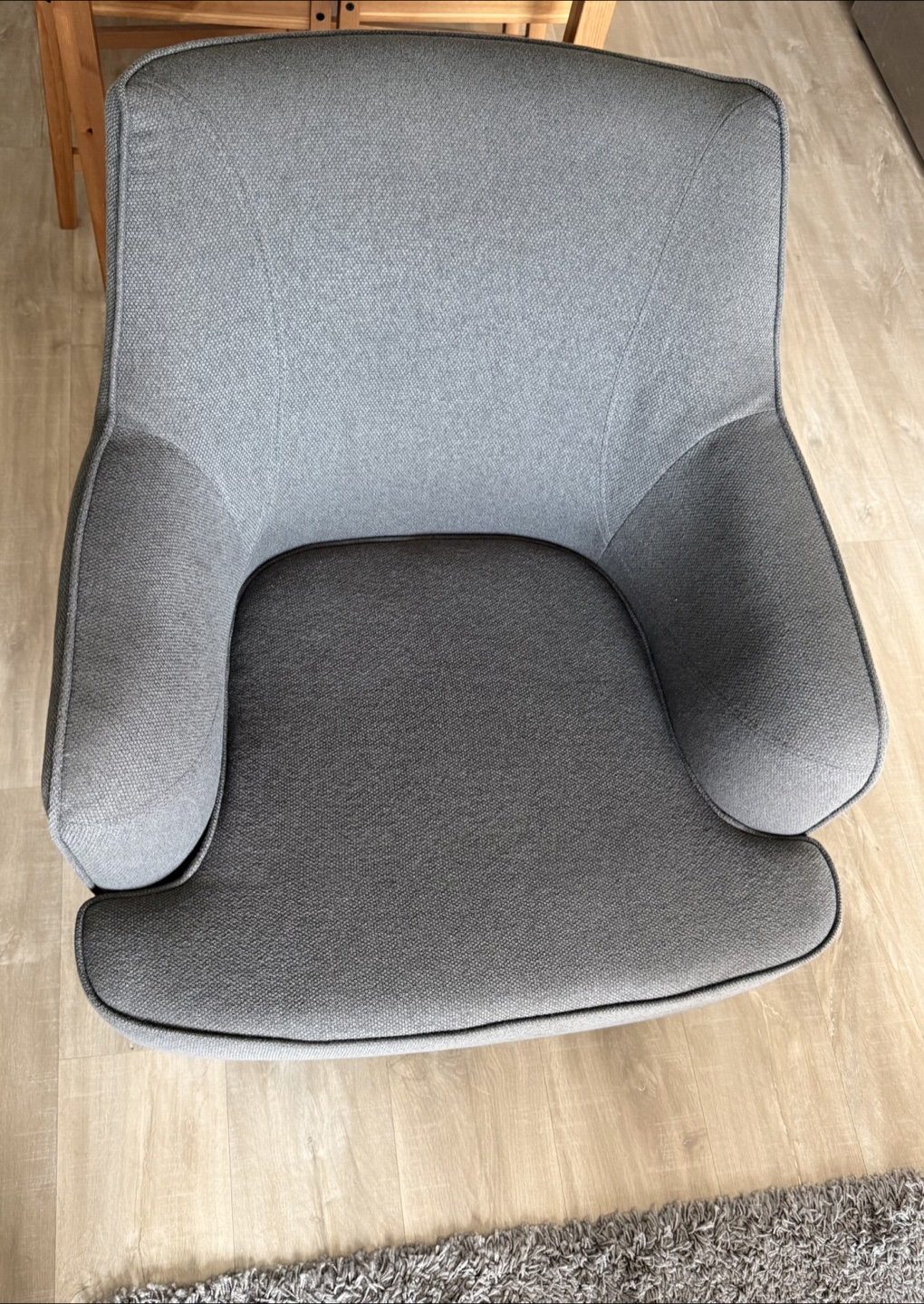 The Brick Dark Grey Accent Chair - photo 2