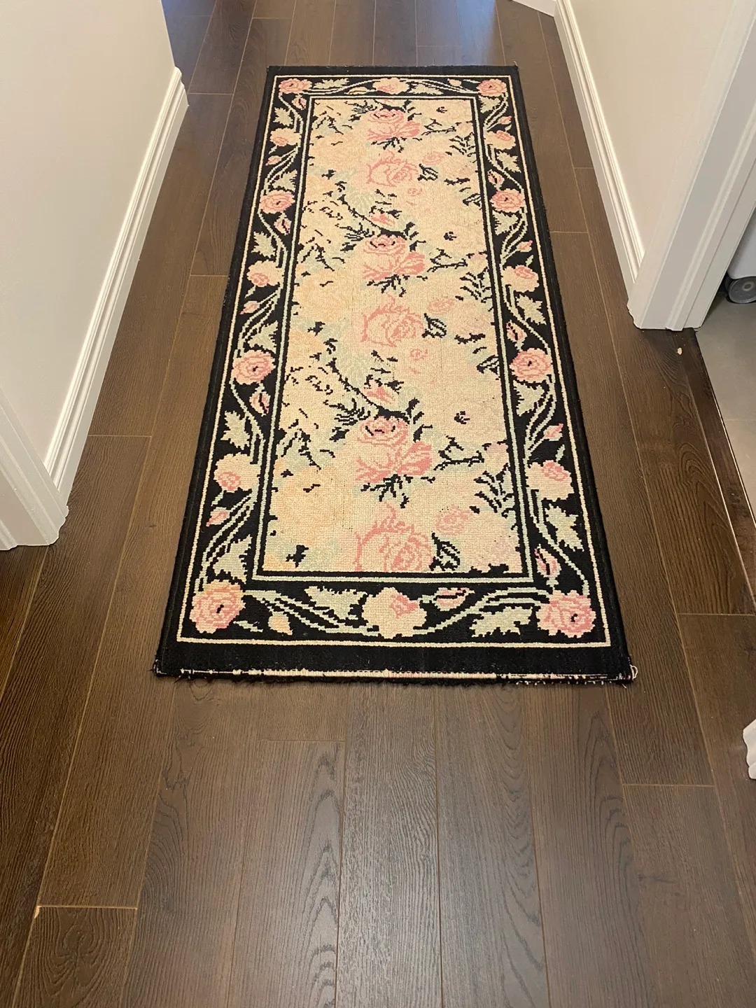Floral Area Rug size 183 cm in 70 cm. thumbnail