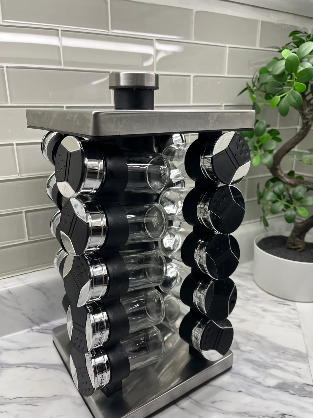 20-Jar Revolving Spice Rack image indicator(4)