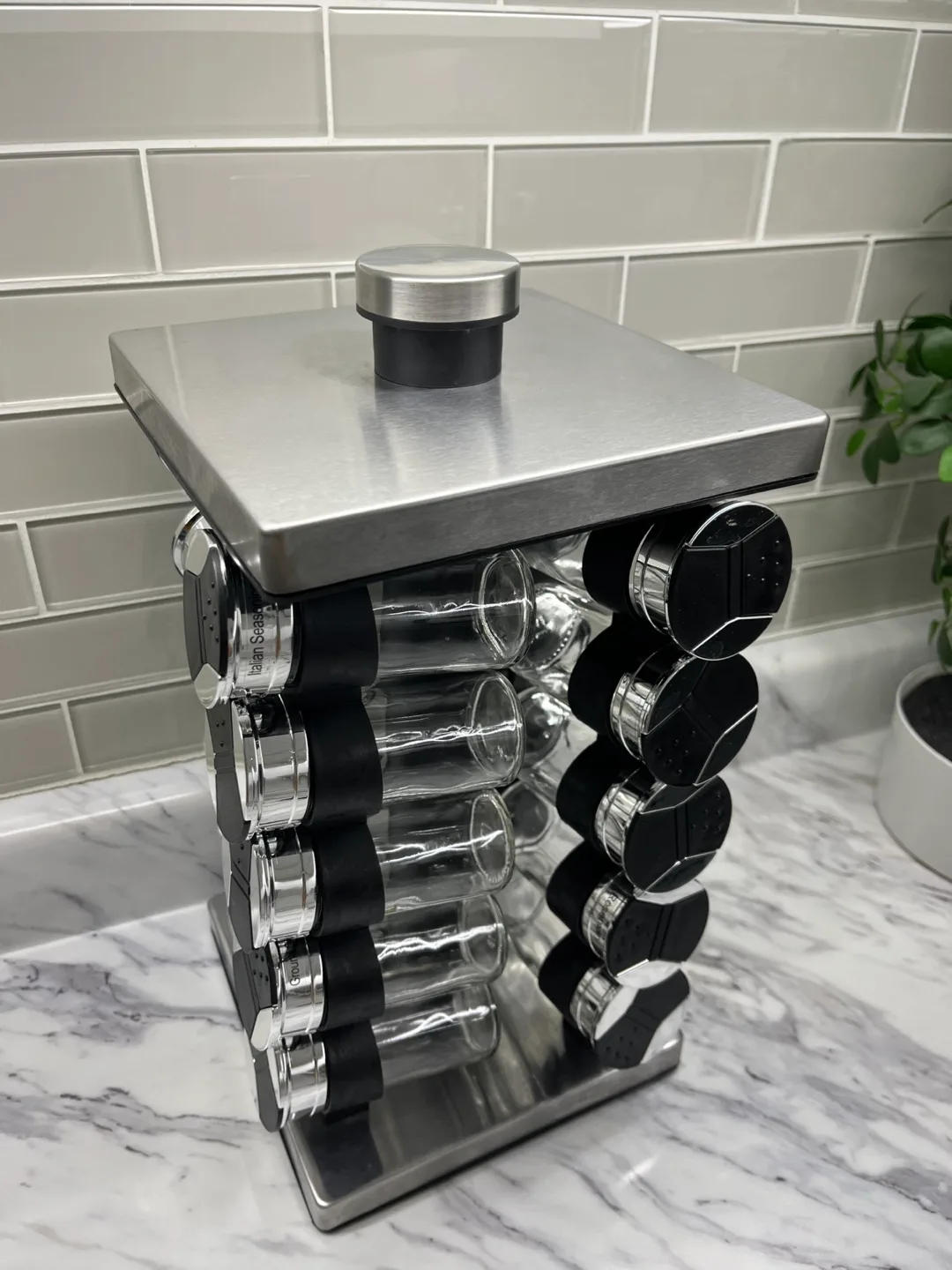 20-Jar Revolving Spice Rack image indicator(2)