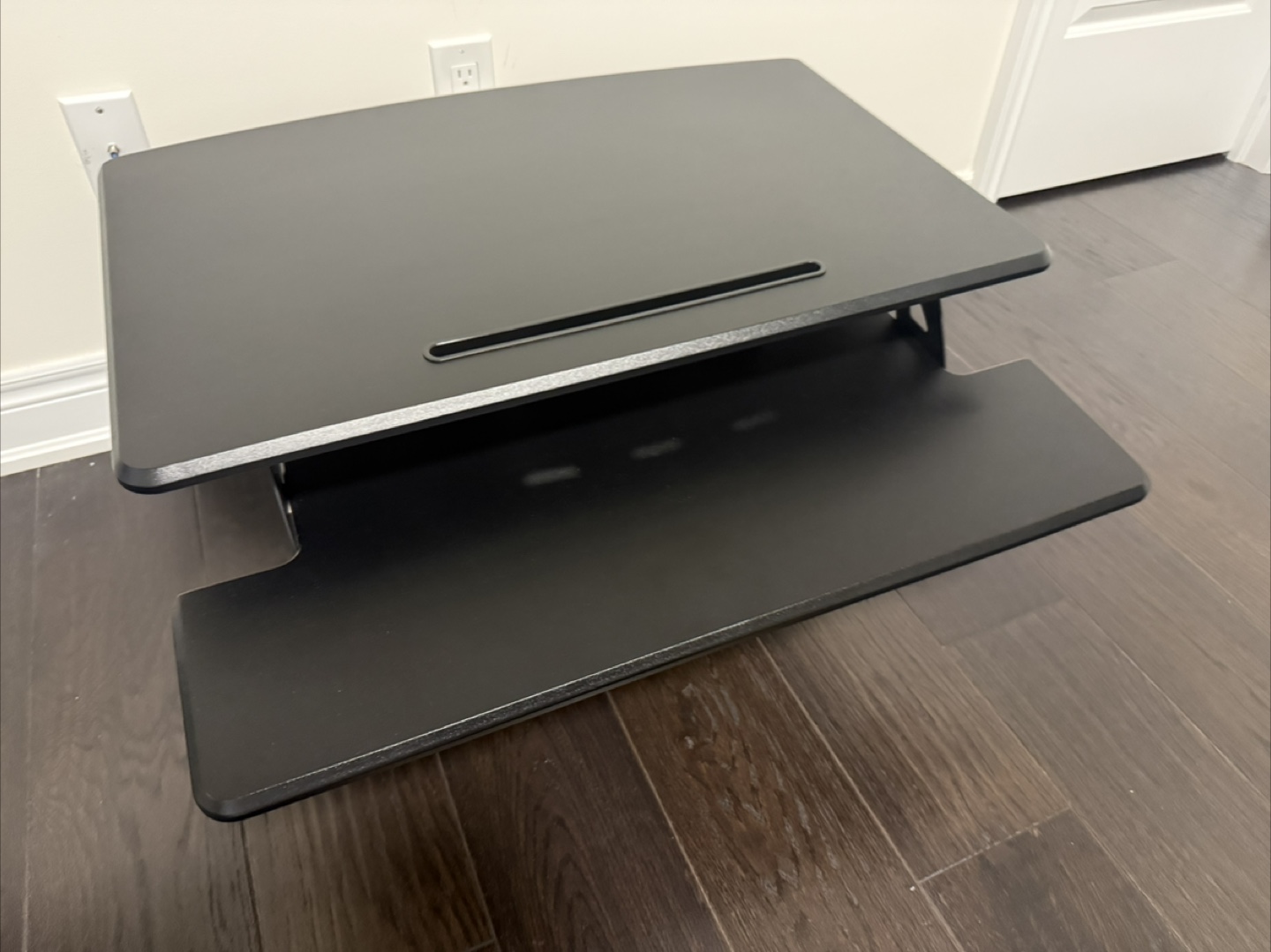 Black Standing Desk Riser