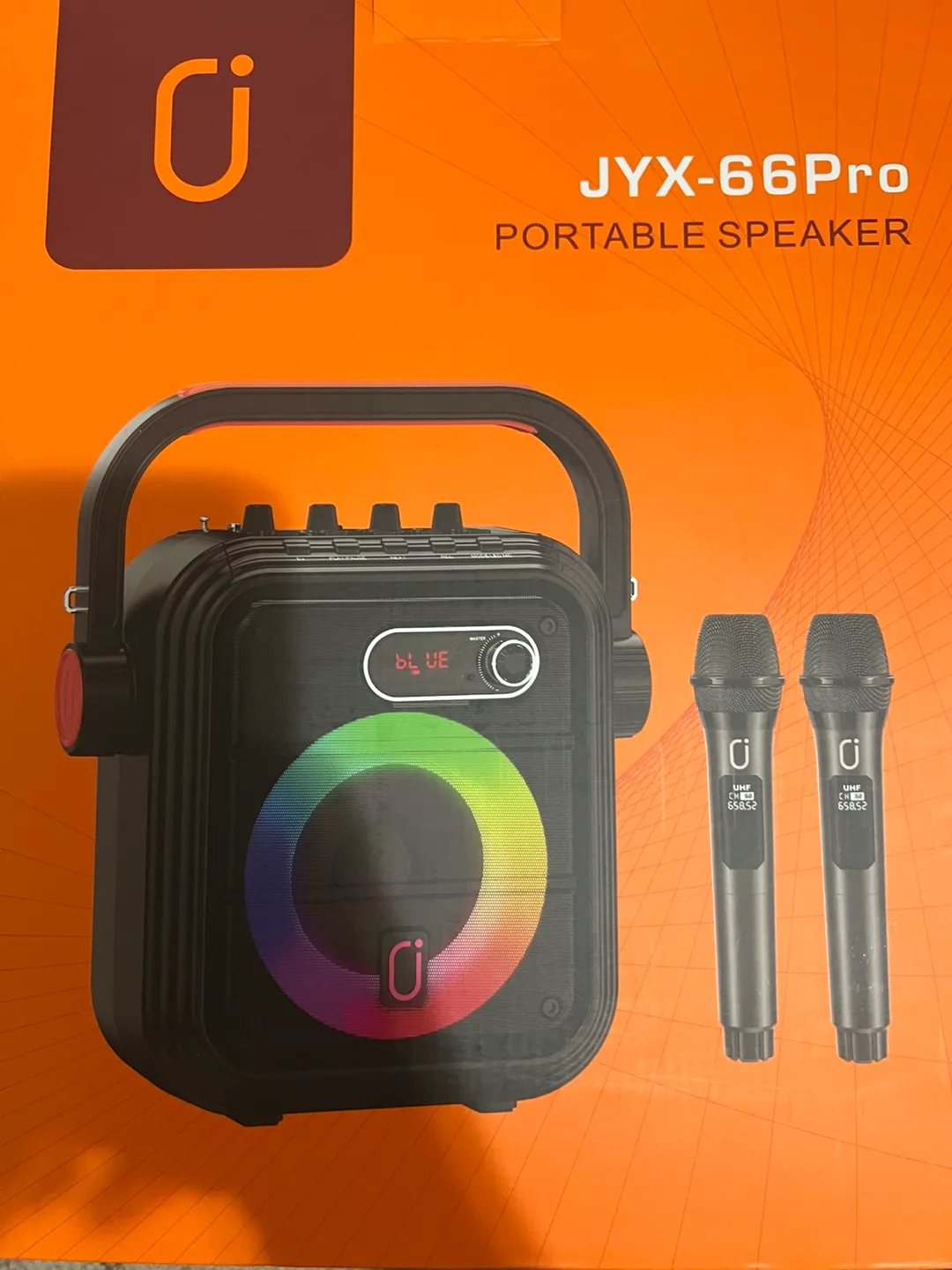 JYX-66Pro Portable Speaker w/ 2 Mics thumbnail