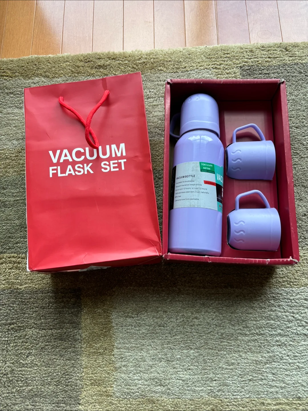 🇨🇦Vacuum Flask Set - Lilac thumbnail